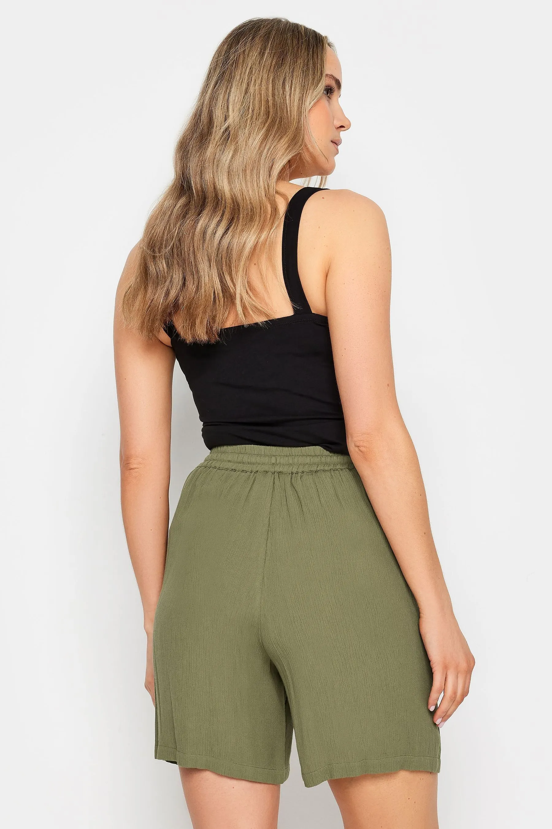 Long Tall Sally - Shorts in tessuto stropicciato