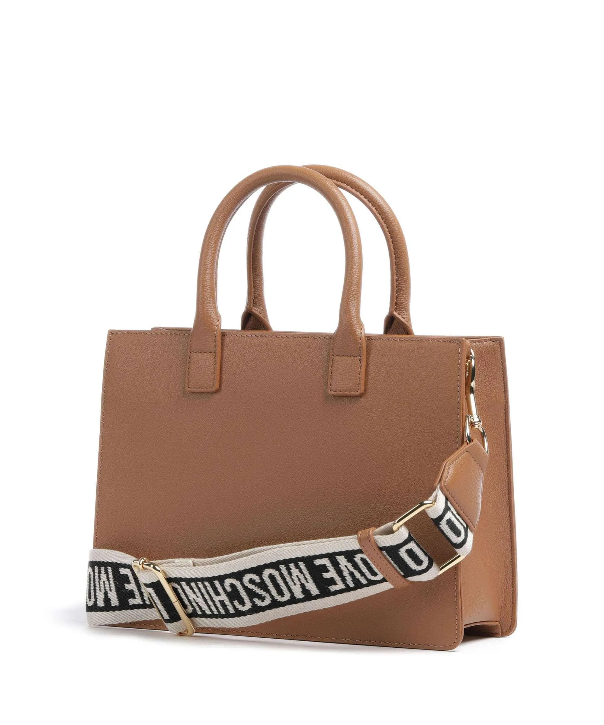  Love Moschino Borsa a mano pelle sintetica marrone  