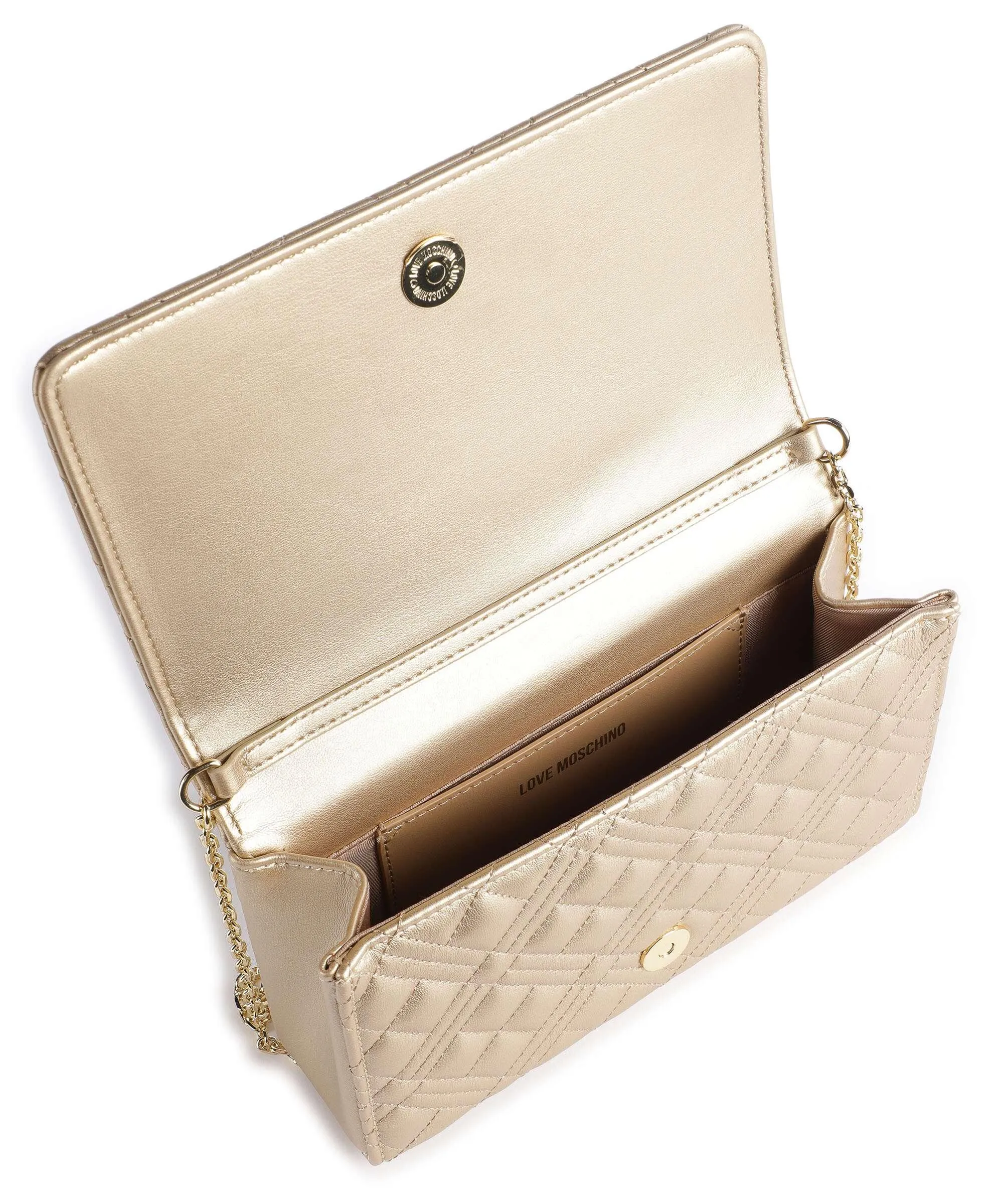  Love Moschino Smart Daily Borsa a tracolla pelle sintetica oro  