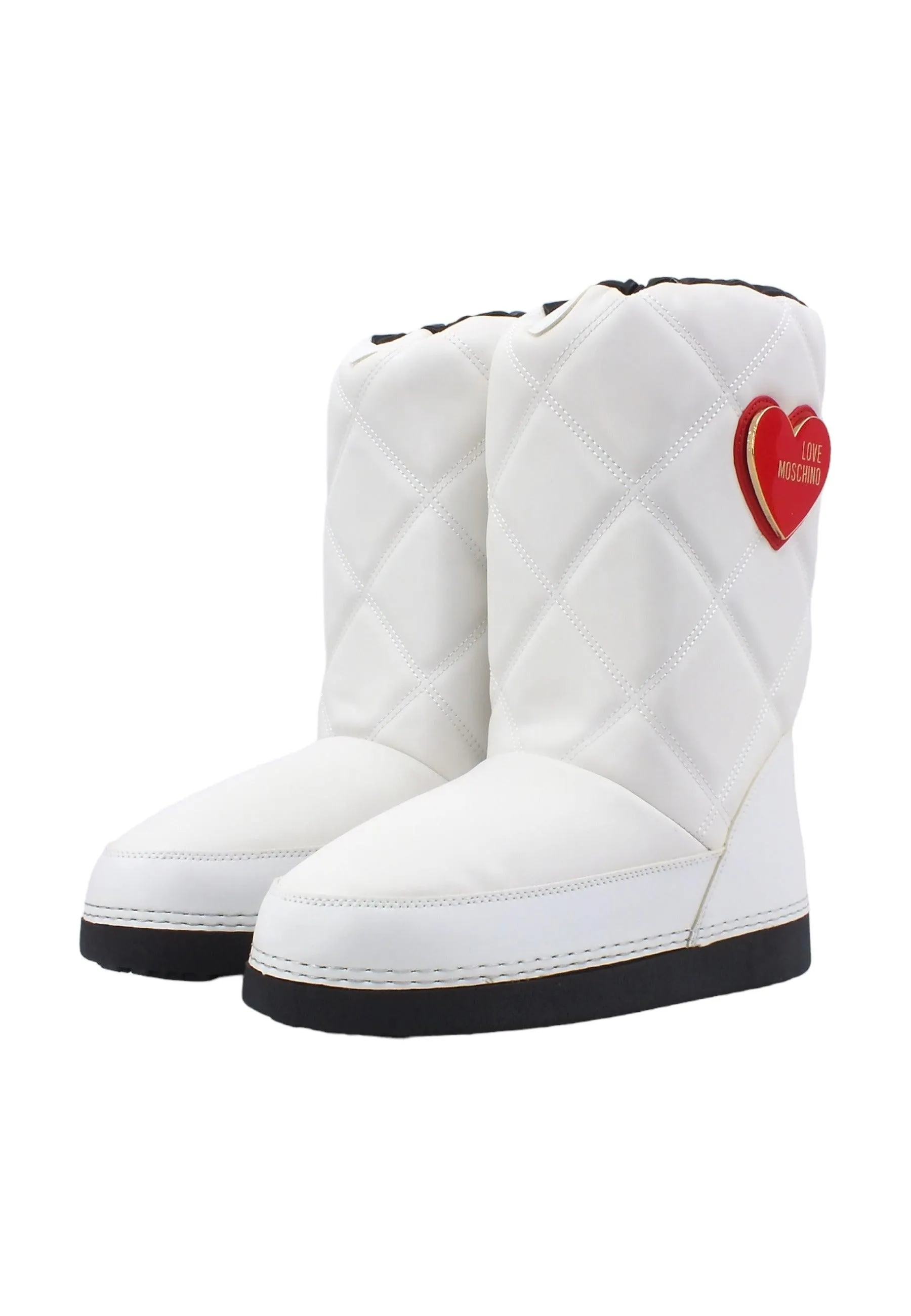 LOVE MOSCHINO Stivaletto Da Neve Donna Bianco JA24172G0HIT710A