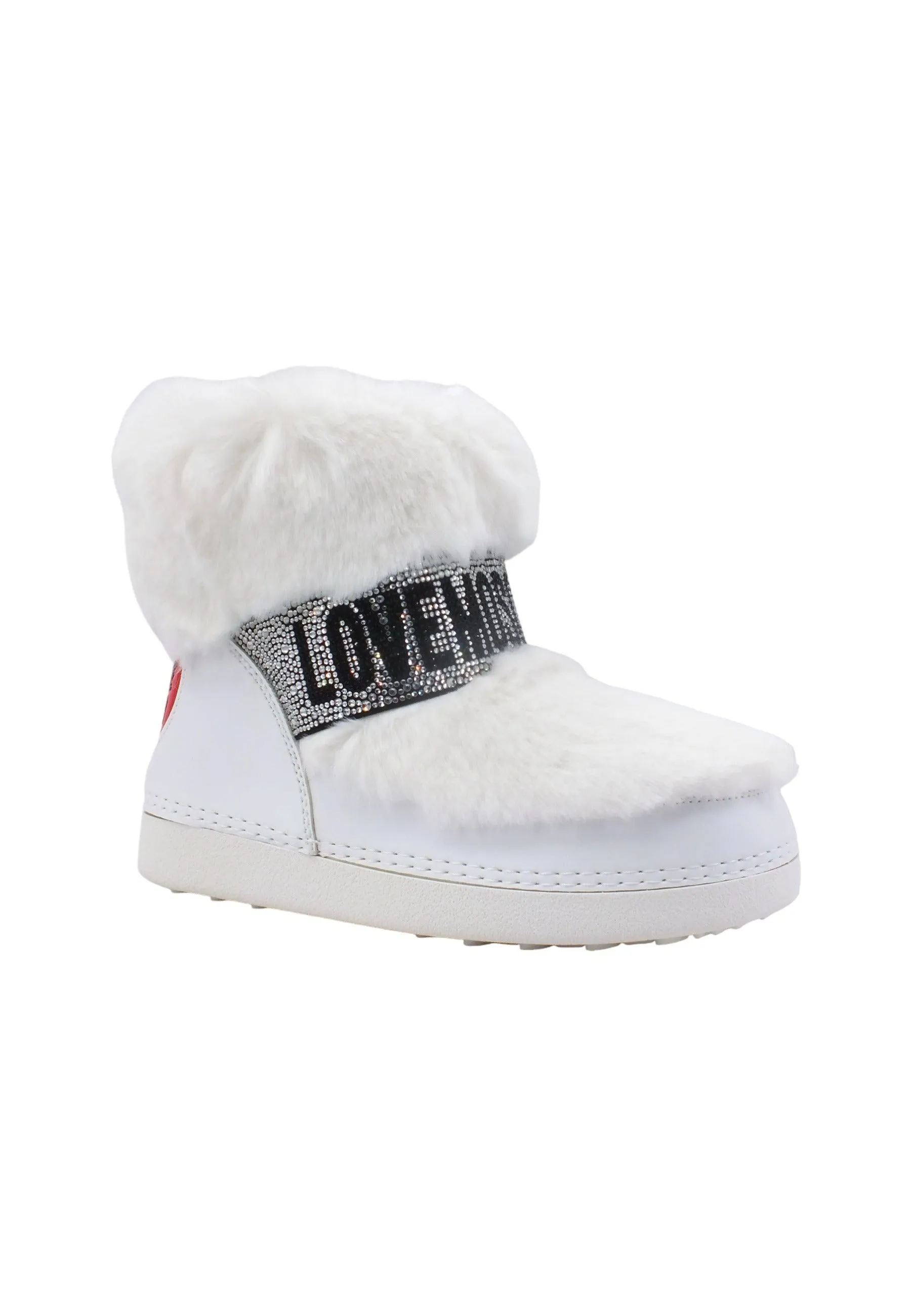 LOVE MOSCHINO Stivaletto Da Neve Donna Bianco JA24202G0HJW0100