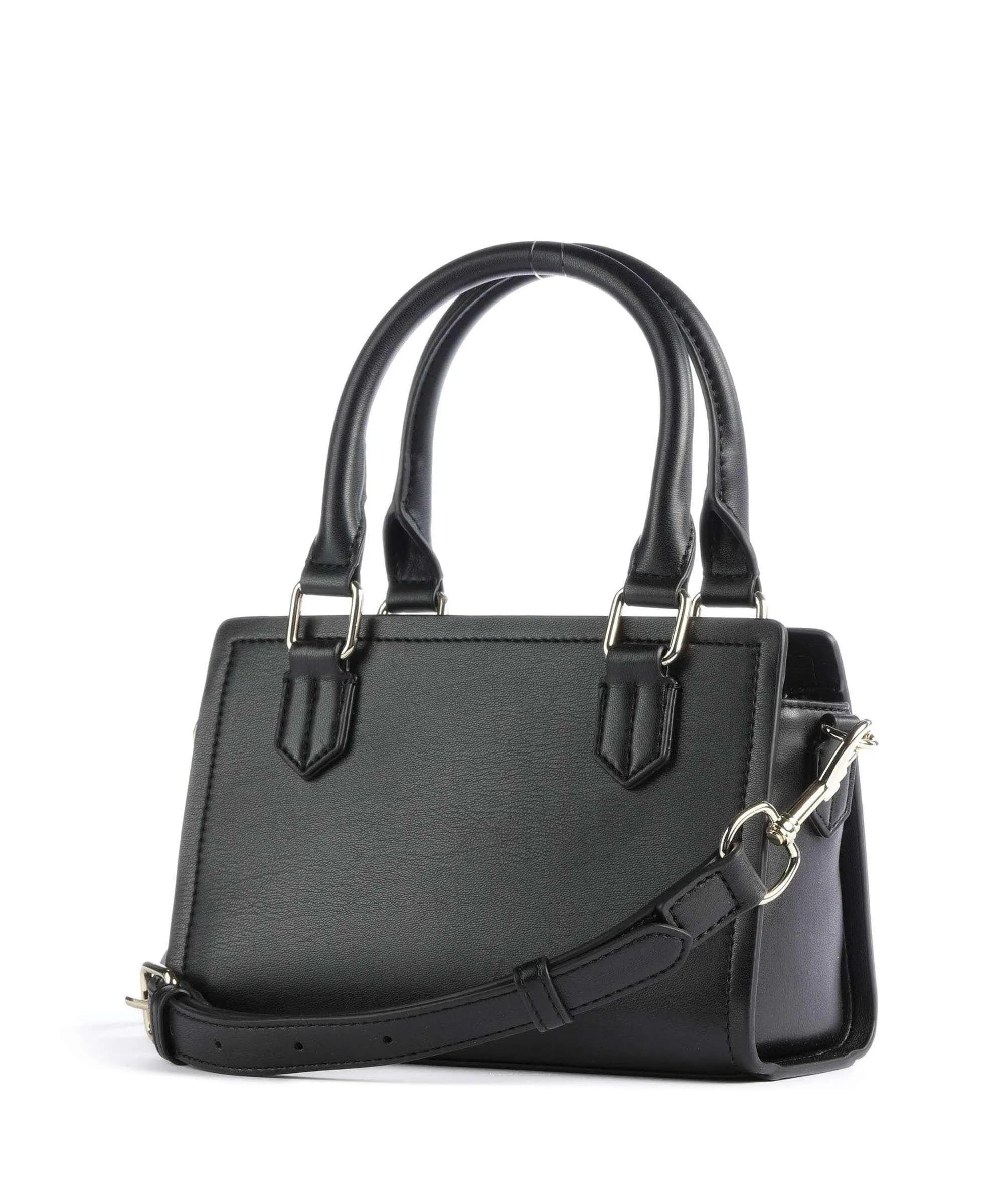  Love Moschino Strass Heart Chain Borsa a mano pelle sintetica nero  