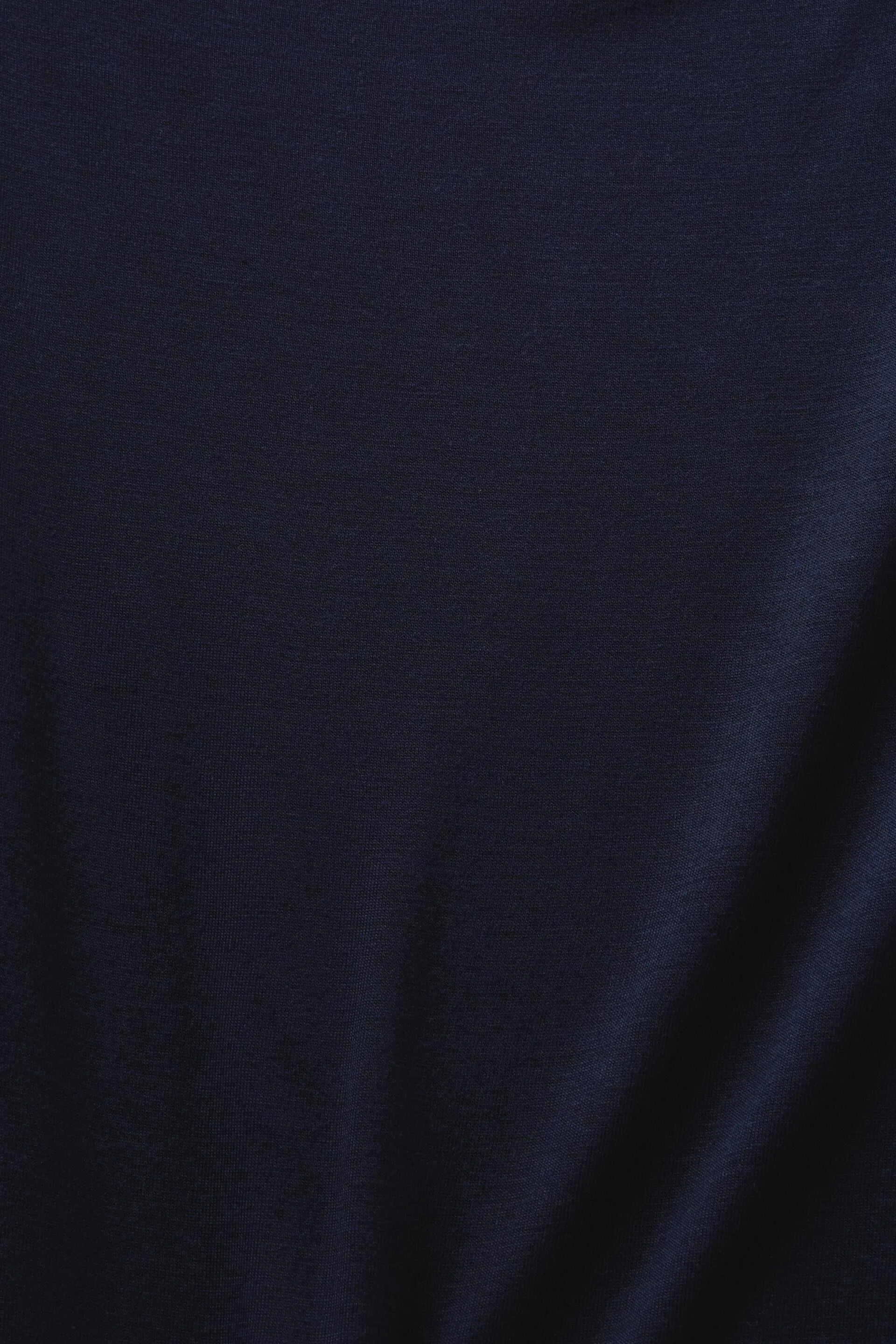 Maglia a maniche lunghe in jersey con collo a cascata