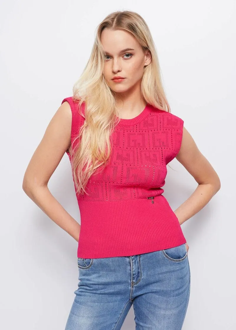 Maglia con lettering GJ