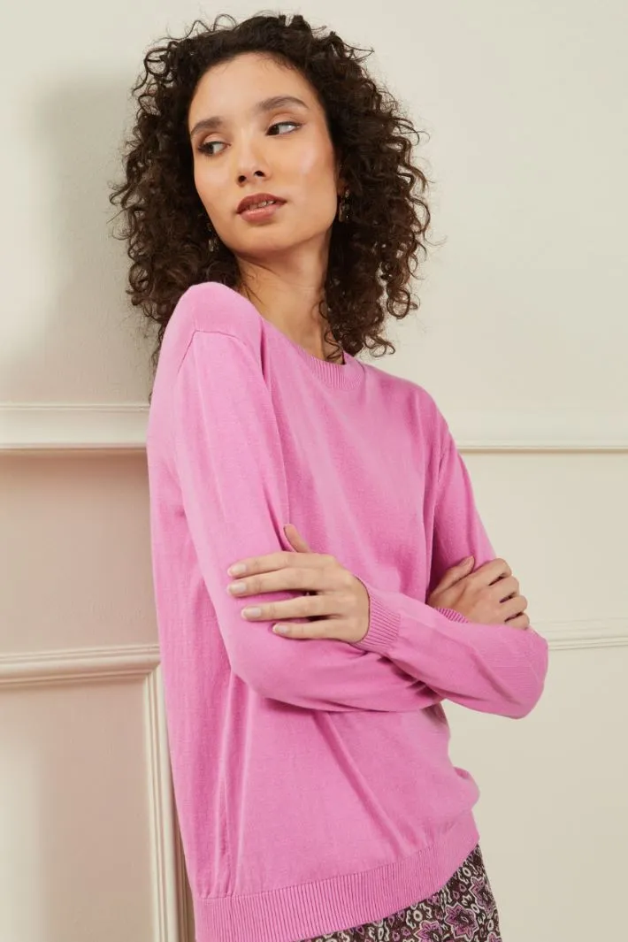 Maglia in seta e cotone