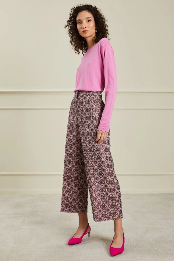 Maglia in seta e cotone