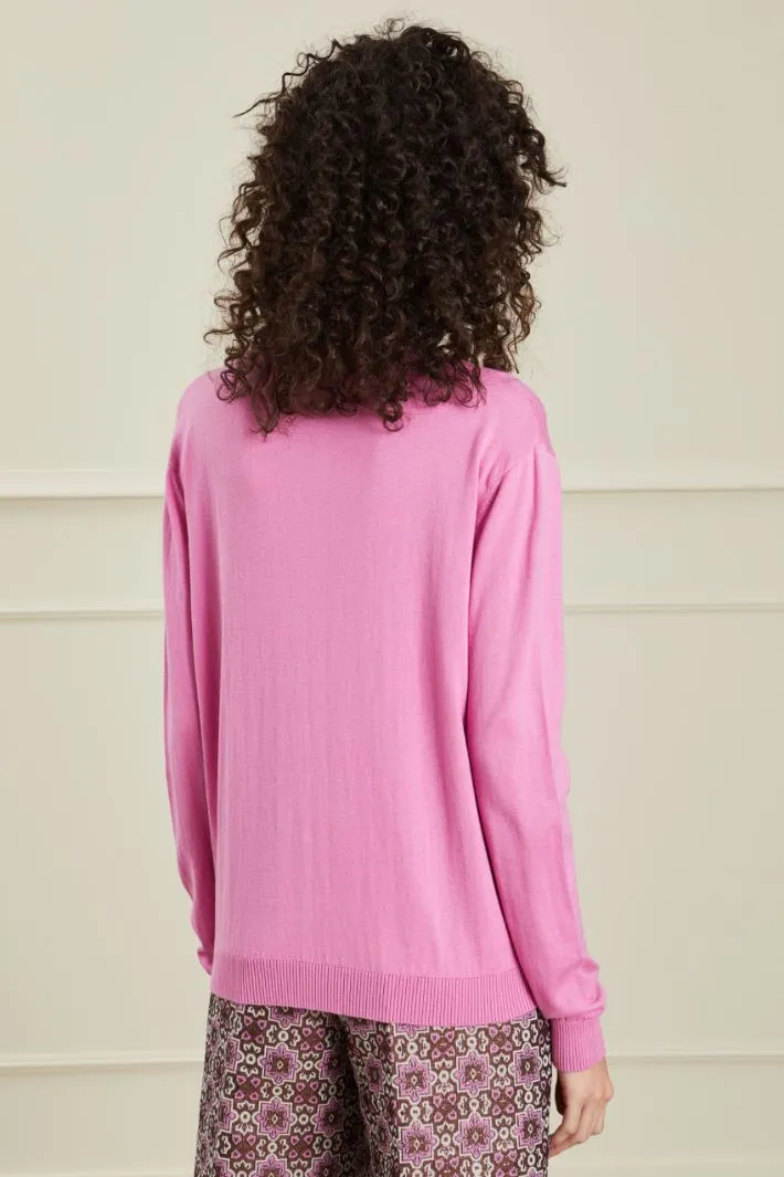 Maglia in seta e cotone