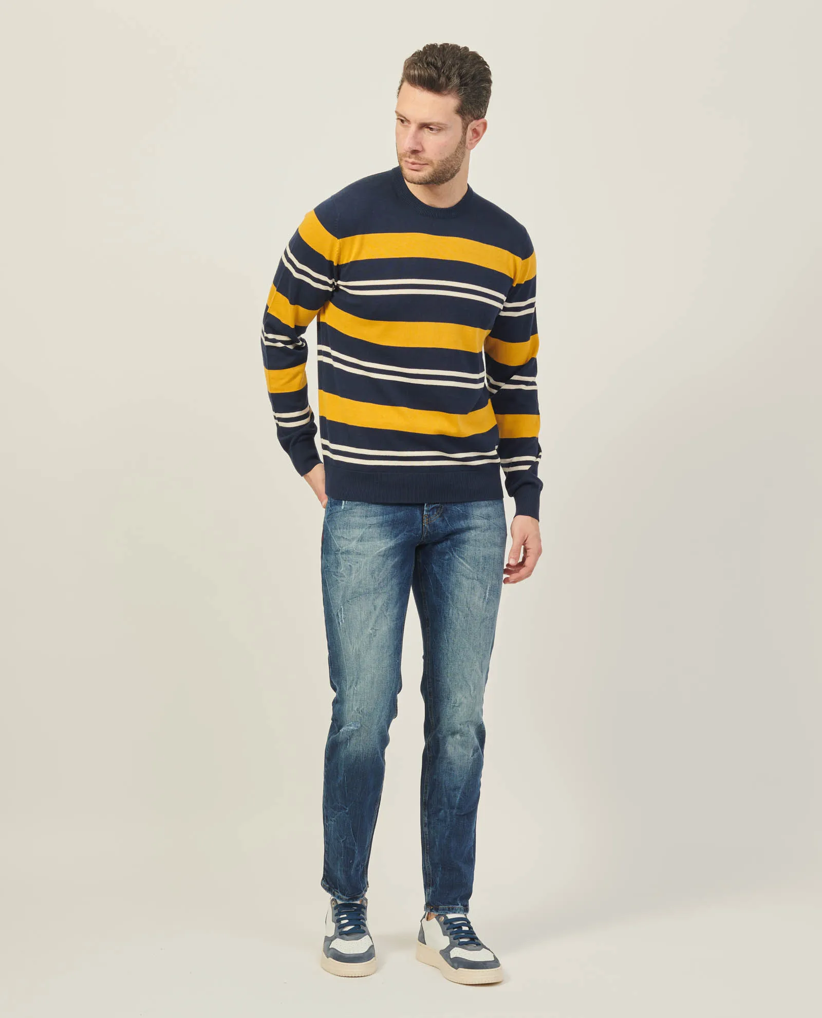 Maglia maniche lunghe SetteMezzo in cotone