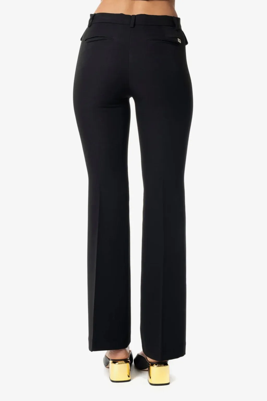 MARKUP PANTALONE FLARE IN TESSUTO BIELASTICO NERO 665111