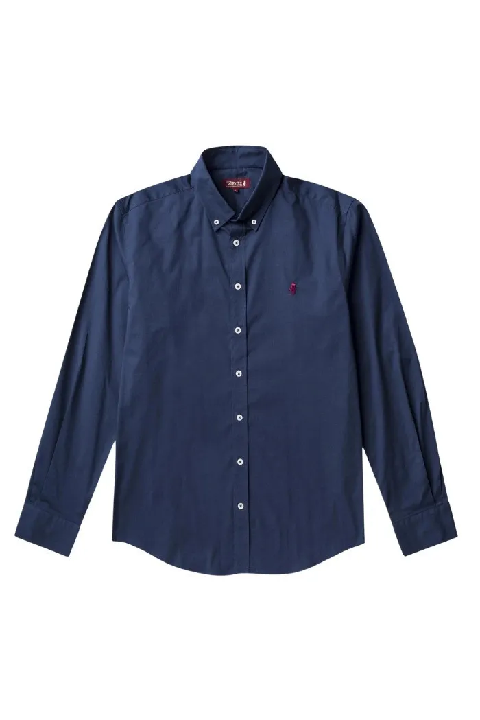 MCS camicia botton down in cotone stretch mcs-m-s-09003