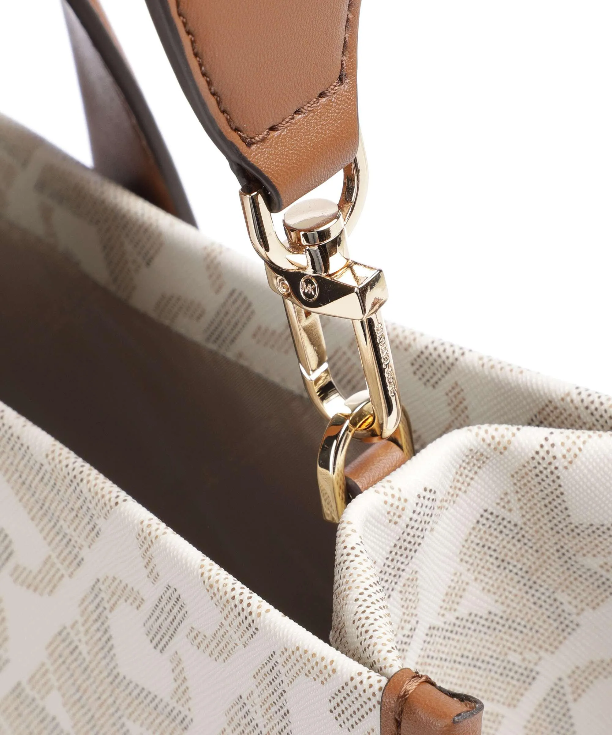  Michael Kors Gigi Borsa a mano tela avorio  