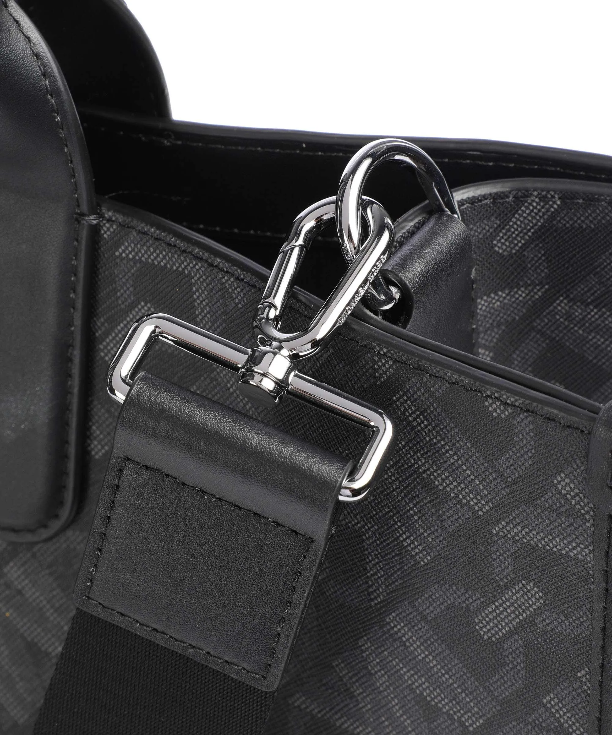  Michael Kors Hudson Borsa a mano 13″ tela nero  