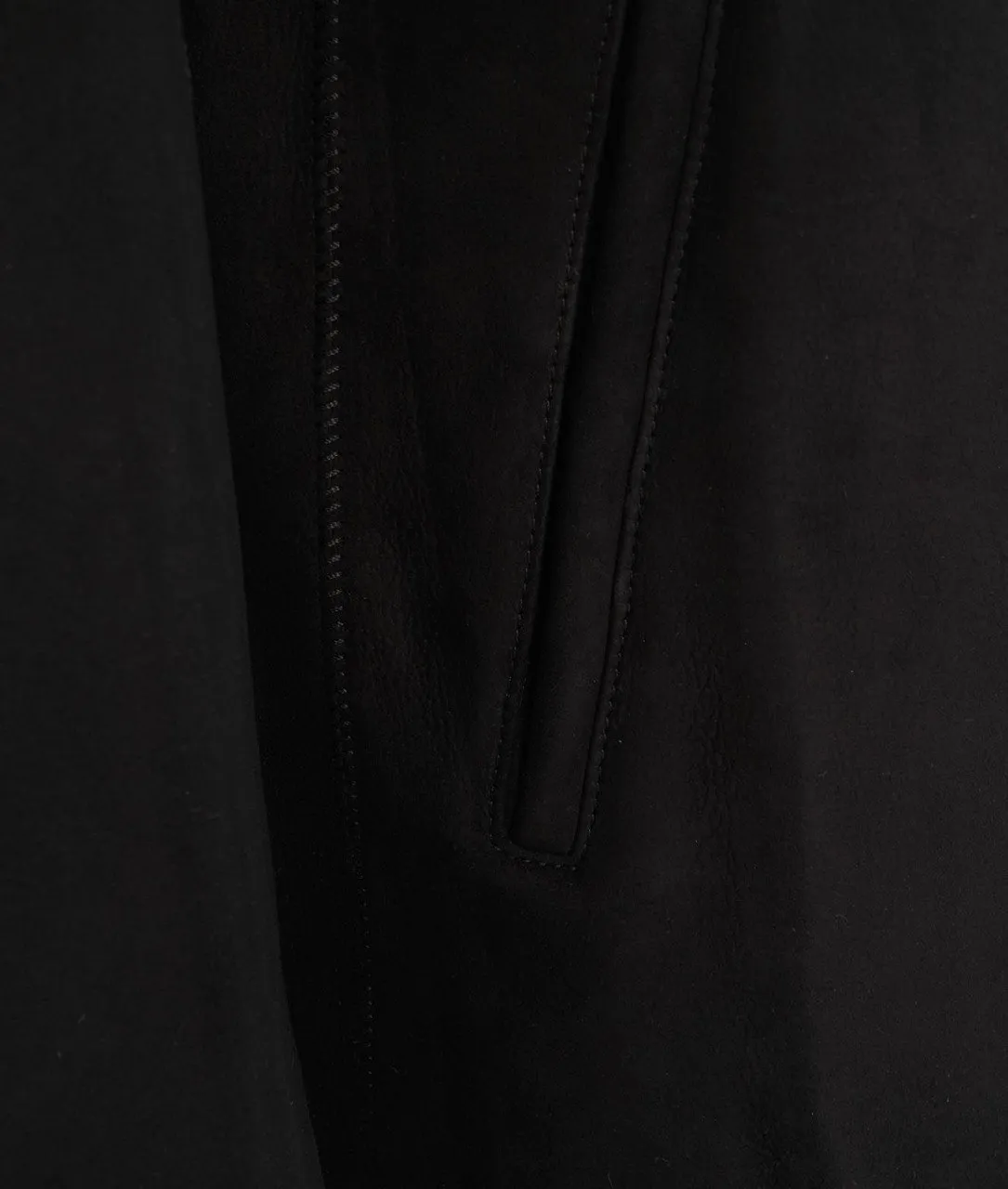 Montone double face nero nero