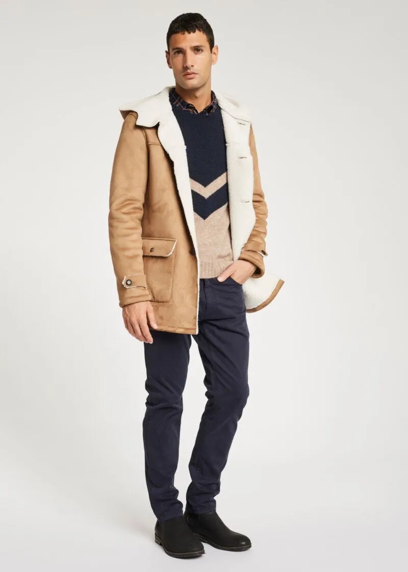 Montone effetto suede