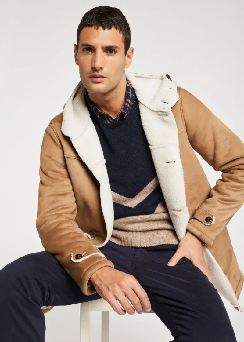 Montone effetto suede