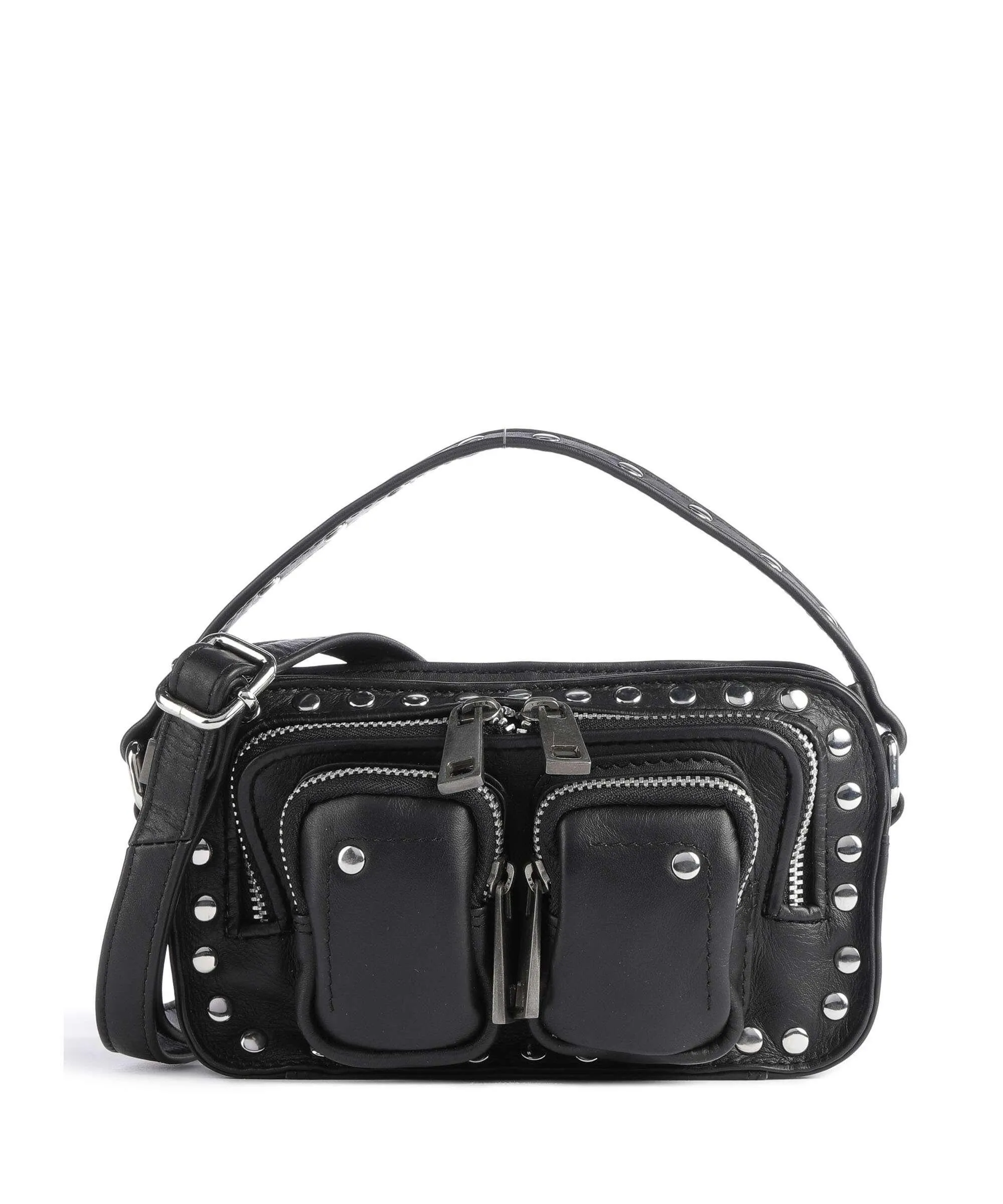  Núnoo Disco Helena Borsa a tracolla pelle liscia nero  