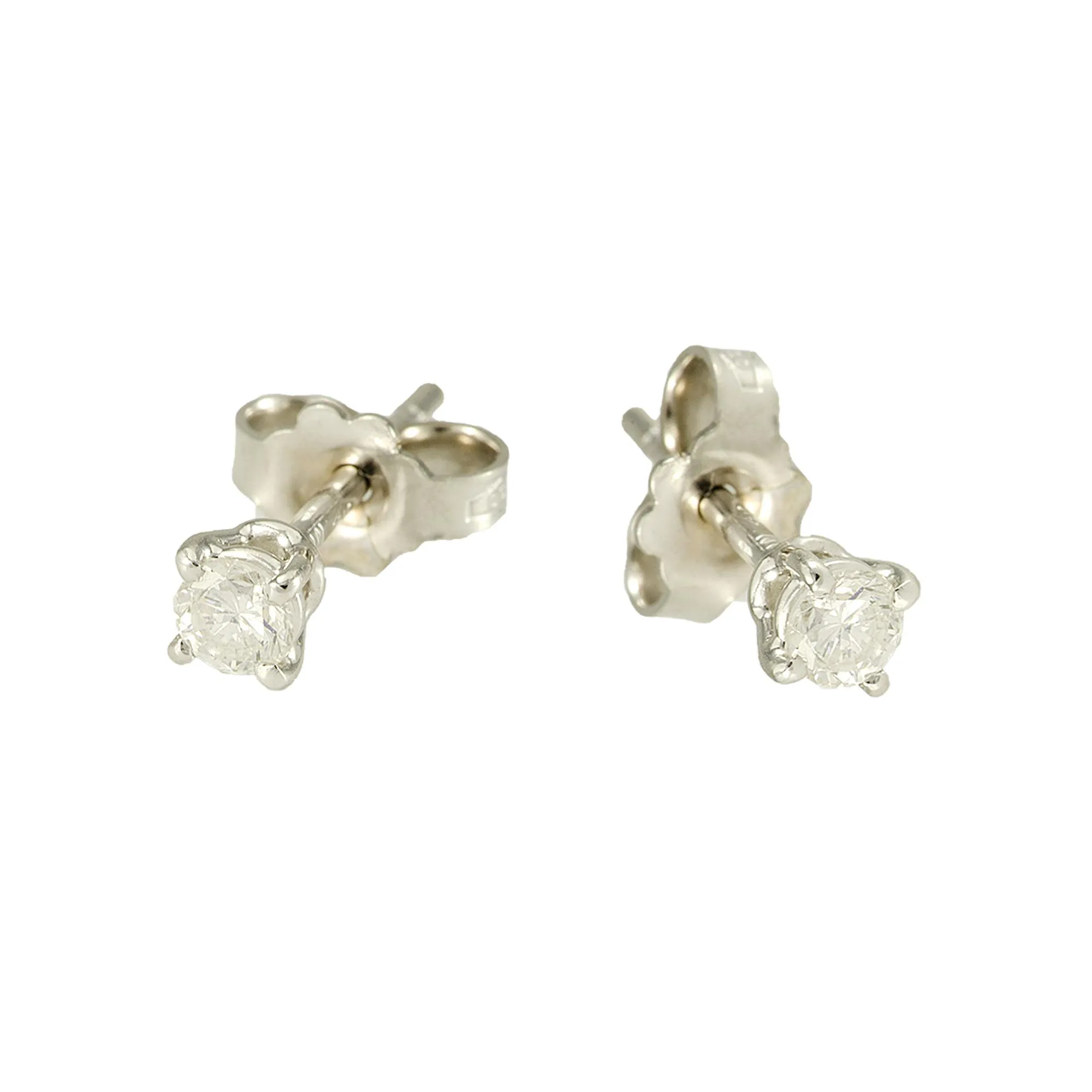 ORECCHINI IN ORO BIANCO CON DIAMANTI CT 0,23
