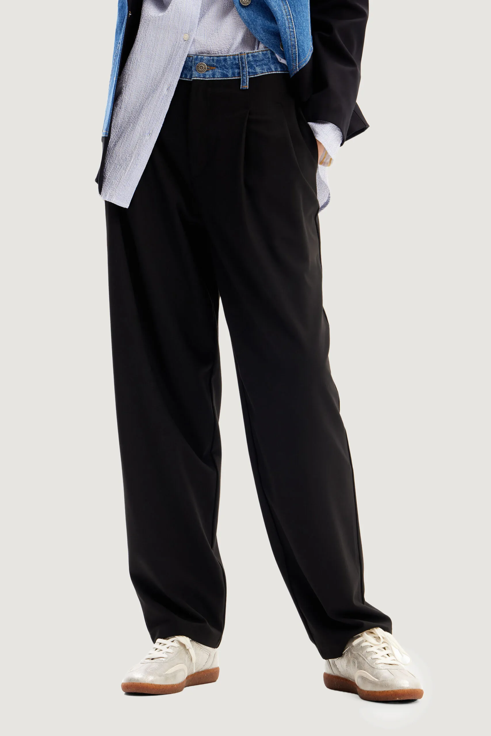 Pantaloni a palazzo Desigual MILAN Nero