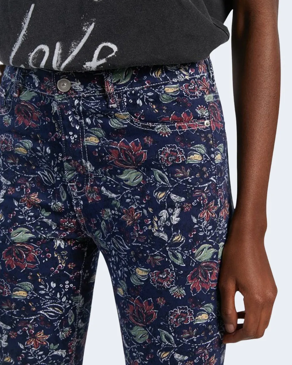 Pantaloni a palazzo Desigual sam  Blu
