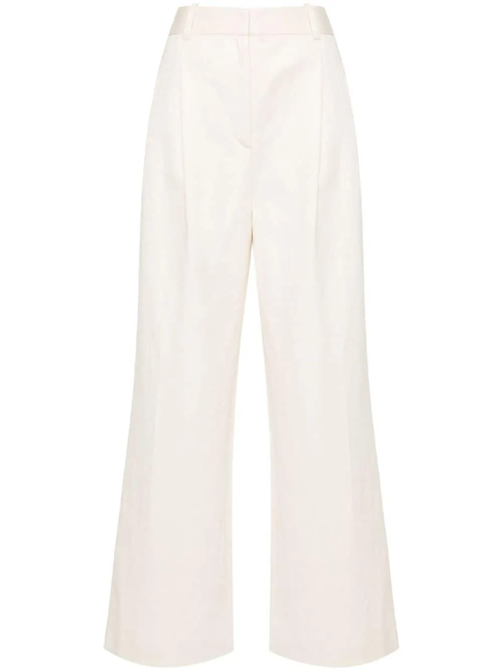 Pantaloni a palazzo Idai in bianco - donna