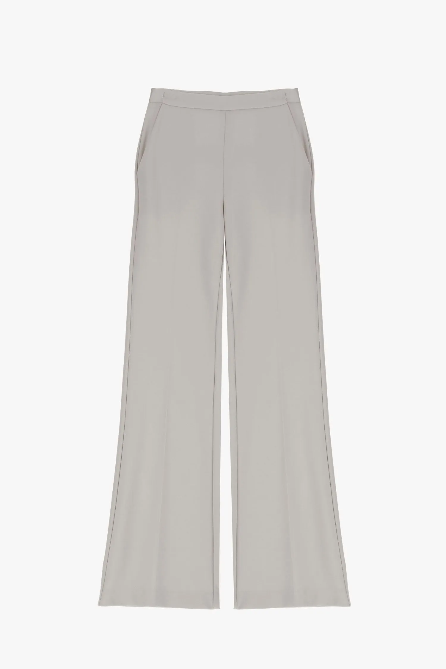 PANTALONI A PALAZZO MONOCOLOUR CON PIEGA STIRATA IMPERIAL