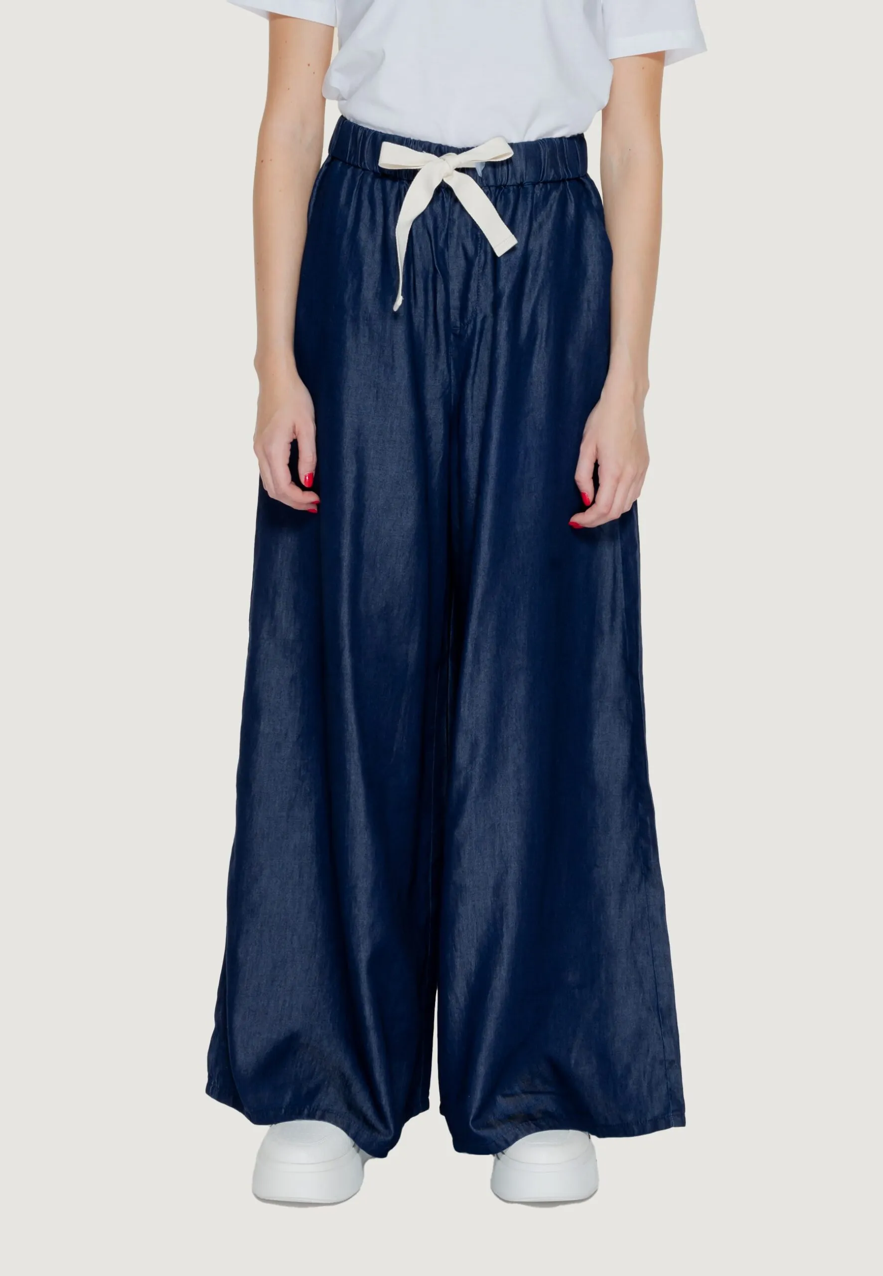 Pantaloni a palazzo Only Onlbea Palazzo Dnm Gua Denim