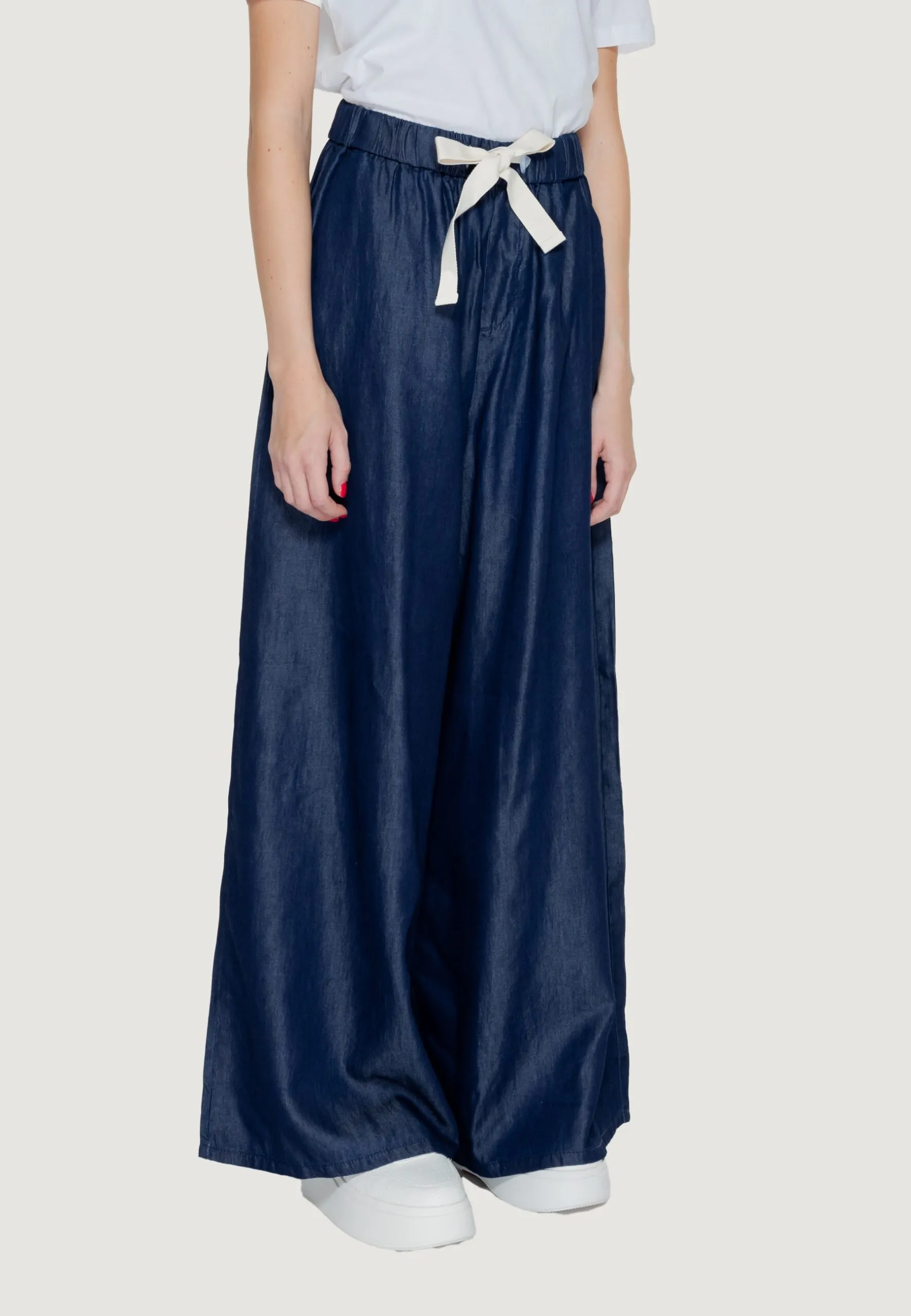 Pantaloni a palazzo Only Onlbea Palazzo Dnm Gua Denim