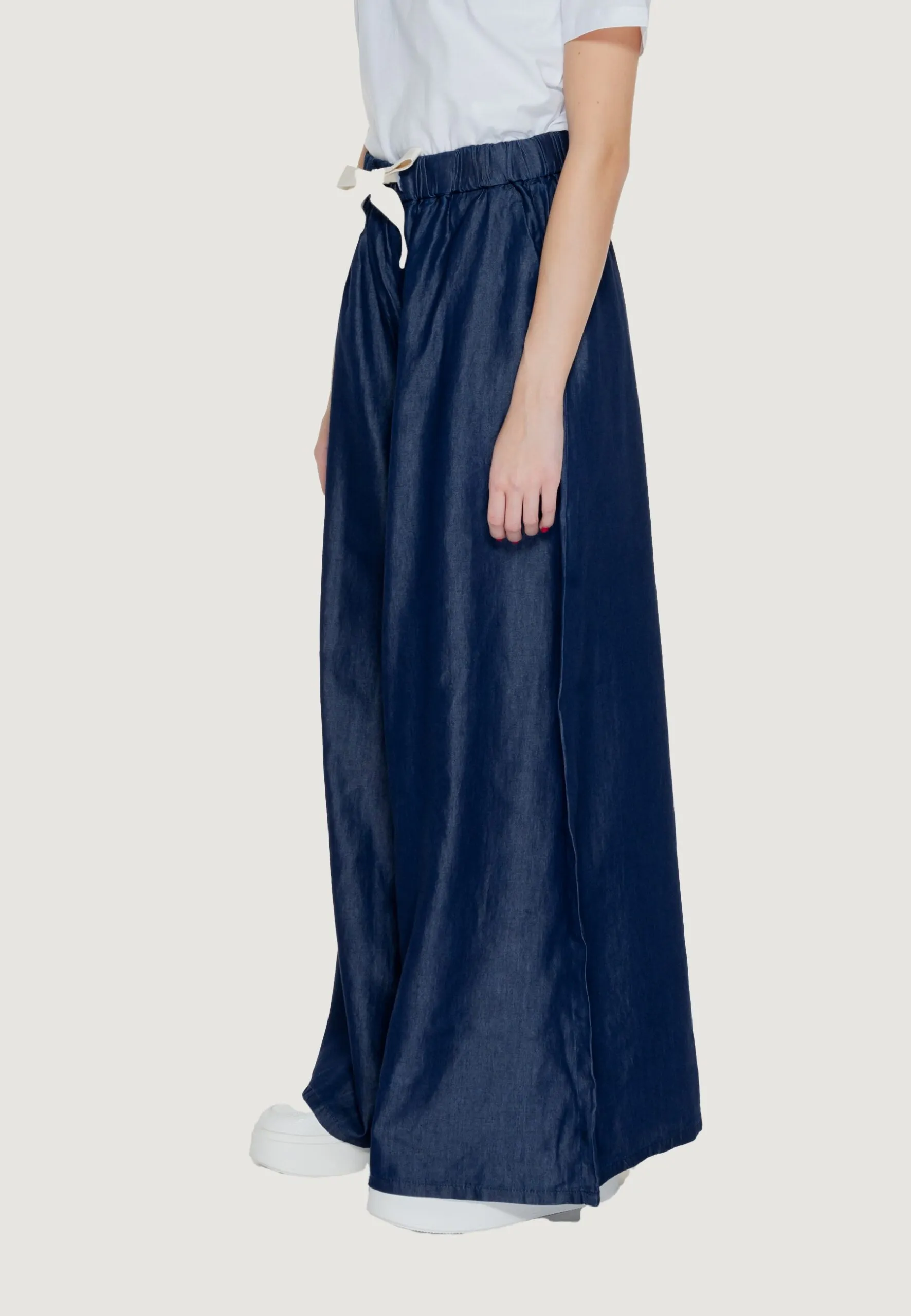 Pantaloni a palazzo Only Onlbea Palazzo Dnm Gua Denim