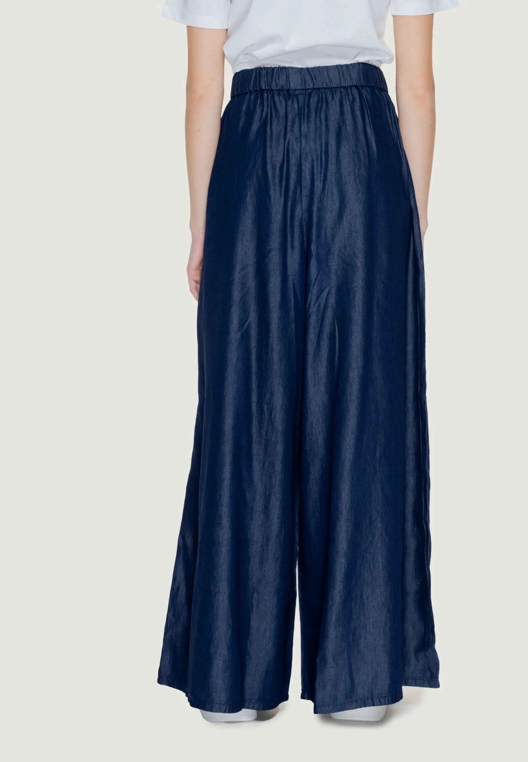 Pantaloni a palazzo Only Onlbea Palazzo Dnm Gua Denim