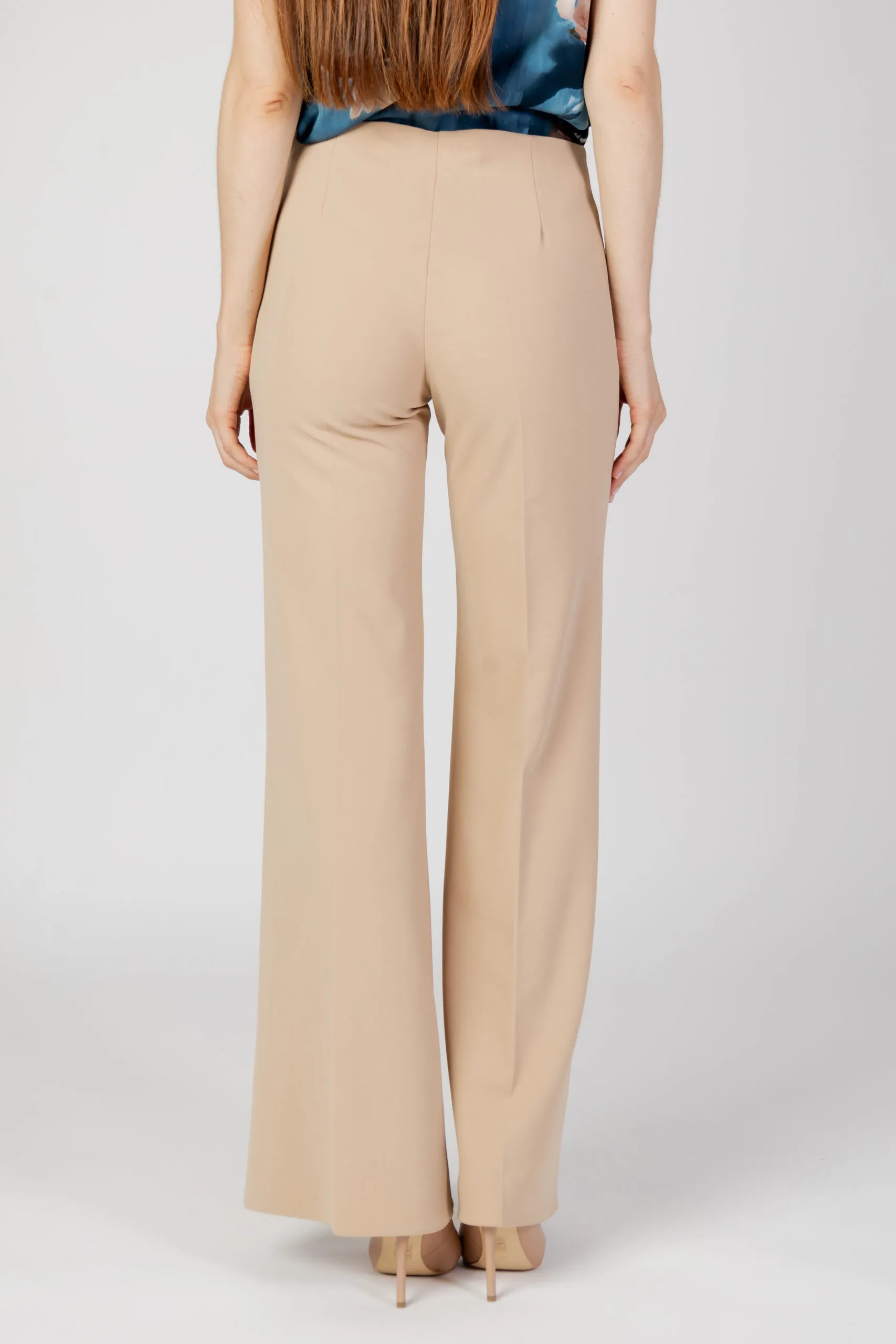 Pantaloni a palazzo Rinascimento rewi palazzo Beige