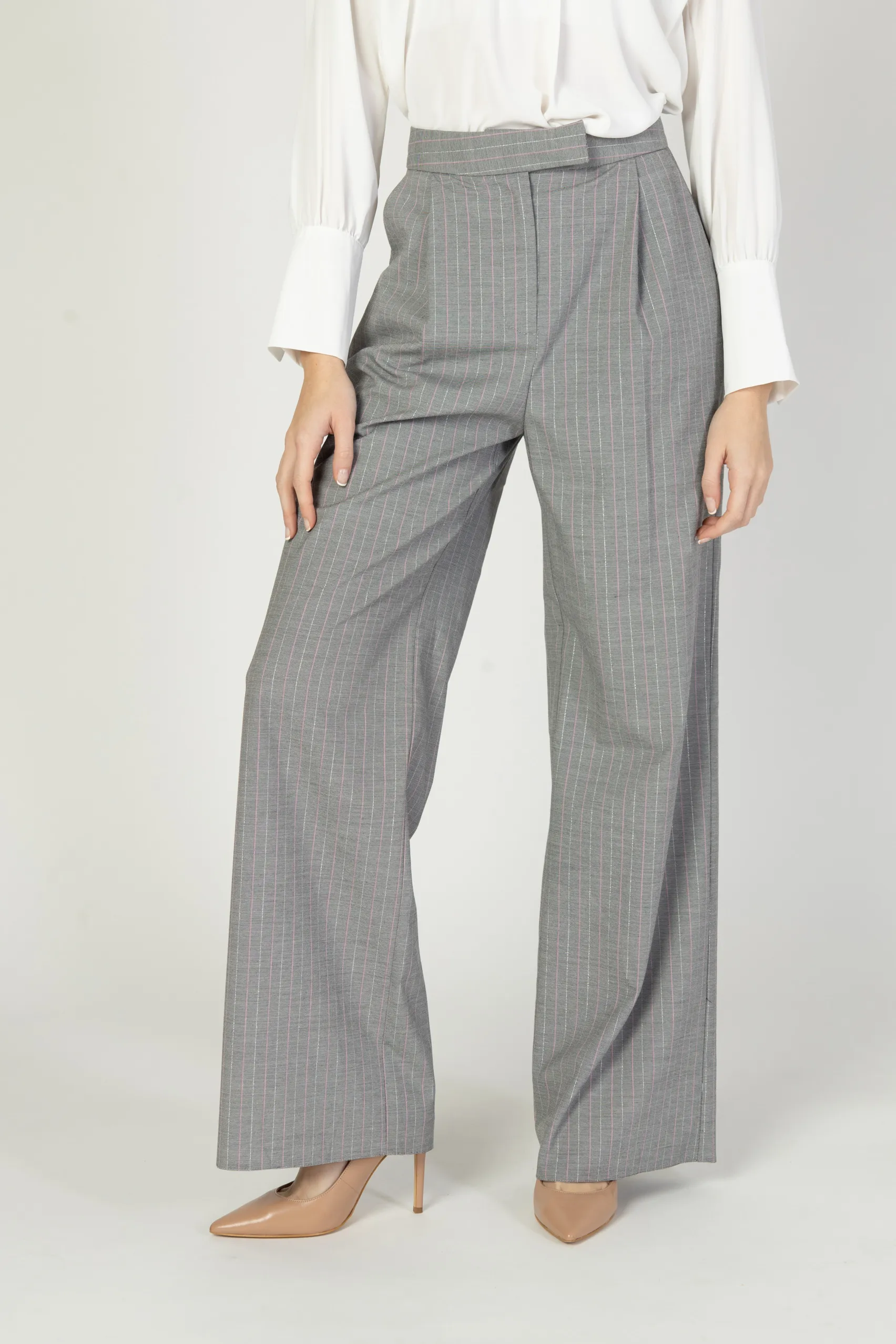 Pantaloni a palazzo Rinascimento REWI Rosa