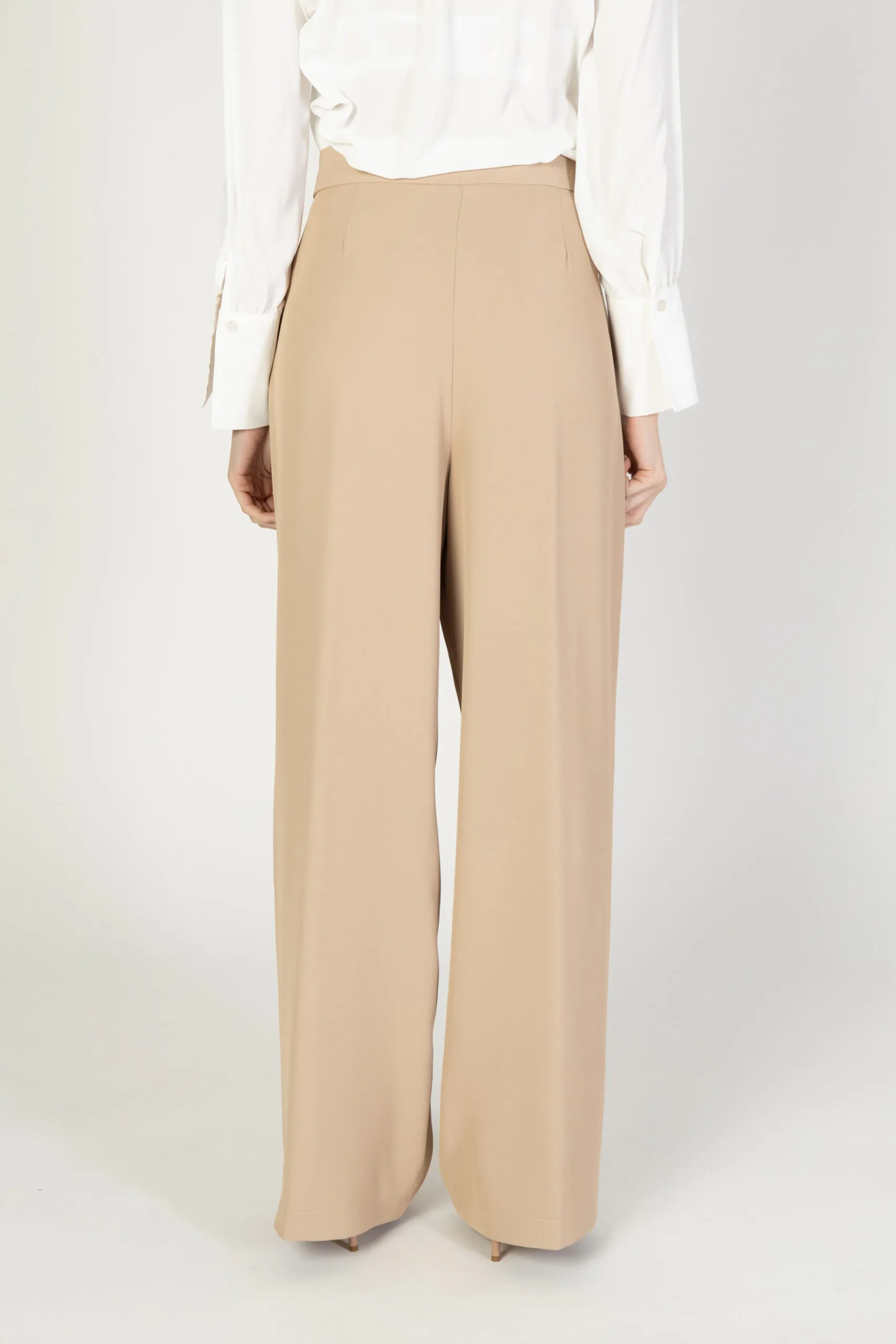 Pantaloni a palazzo Sandro Ferrone  Beige