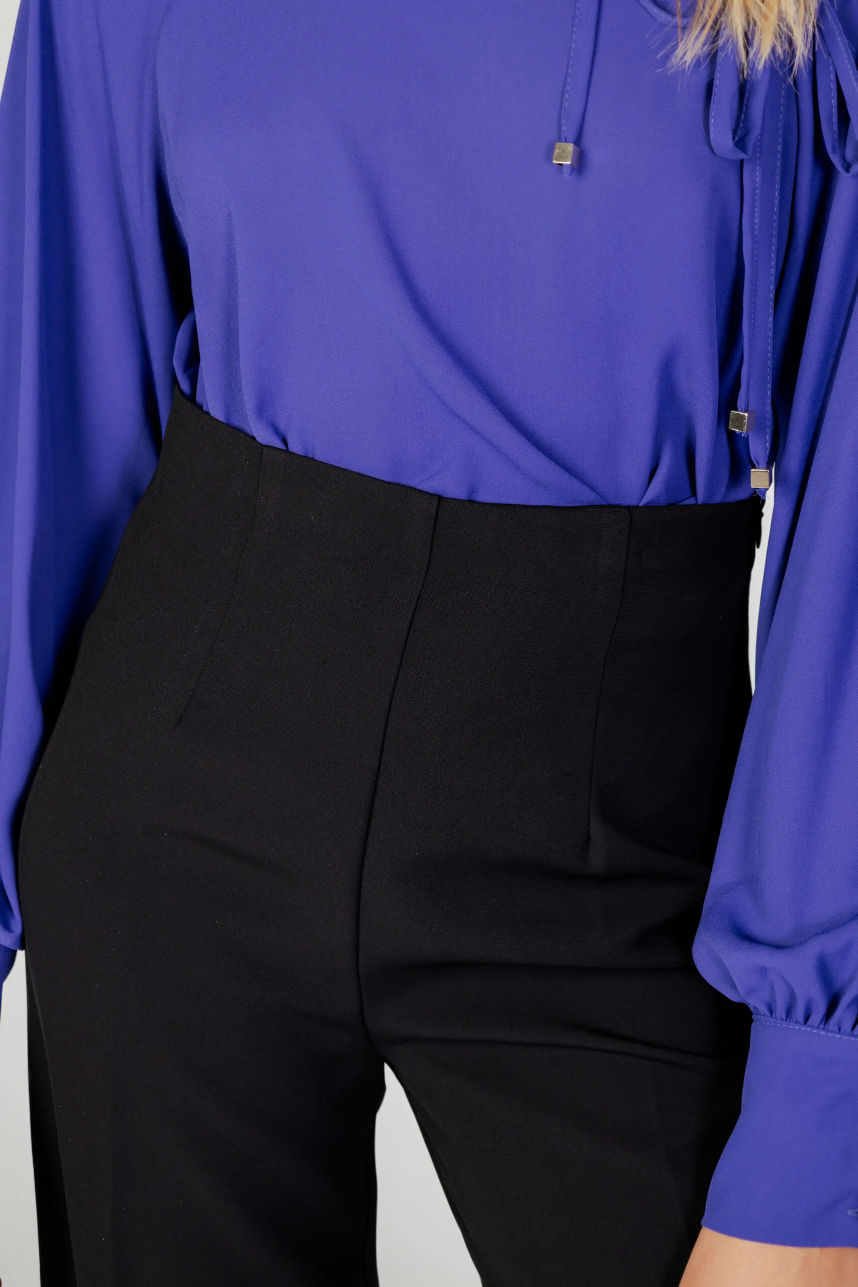 Pantaloni a palazzo Sandro Ferrone  Nero