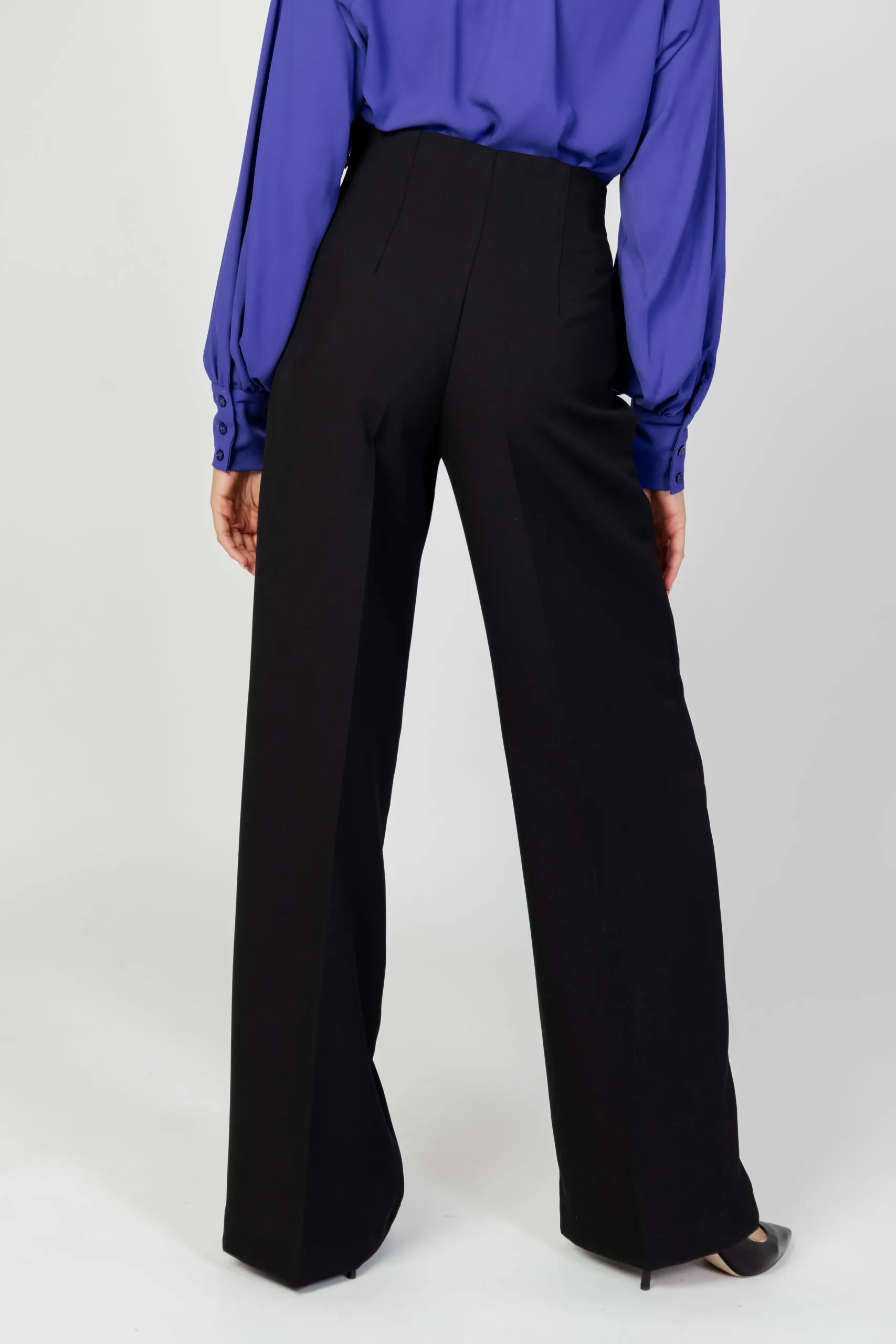 Pantaloni a palazzo Sandro Ferrone  Nero