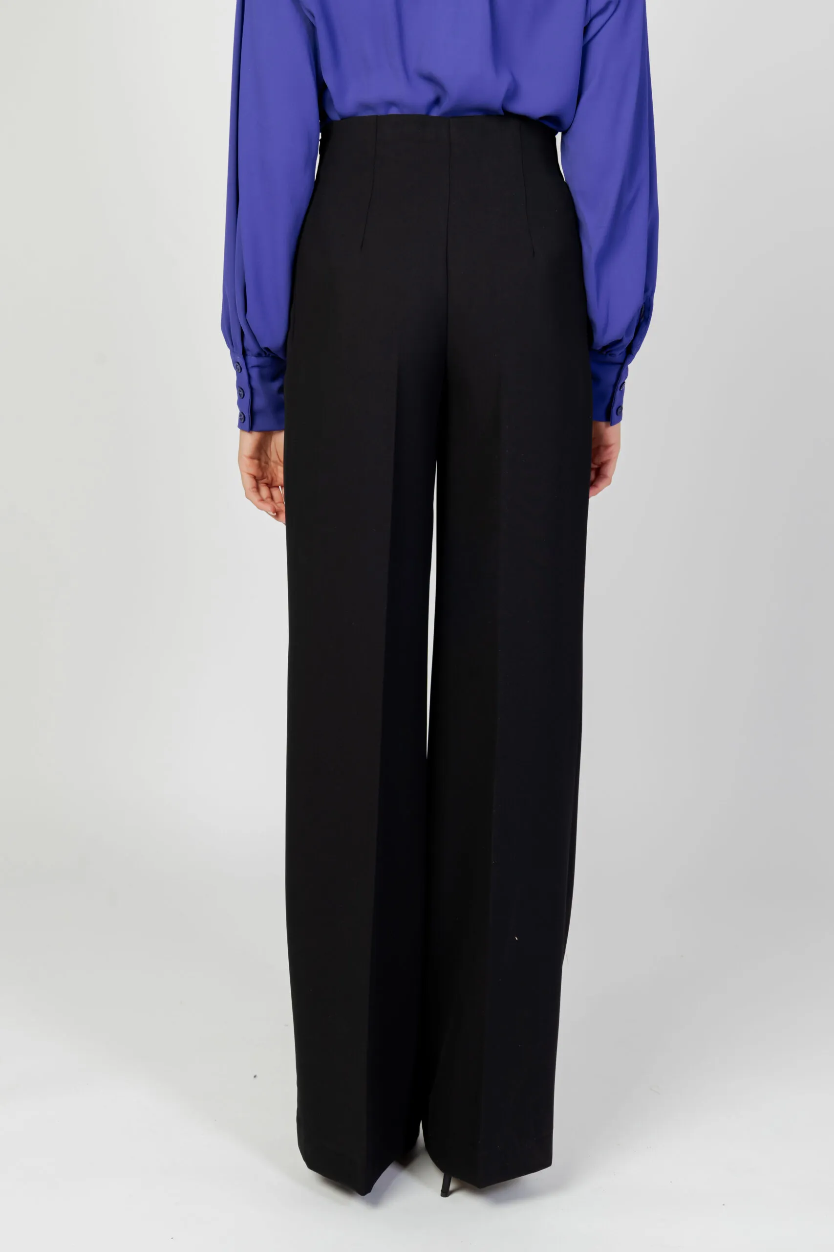 Pantaloni a palazzo Sandro Ferrone  Nero