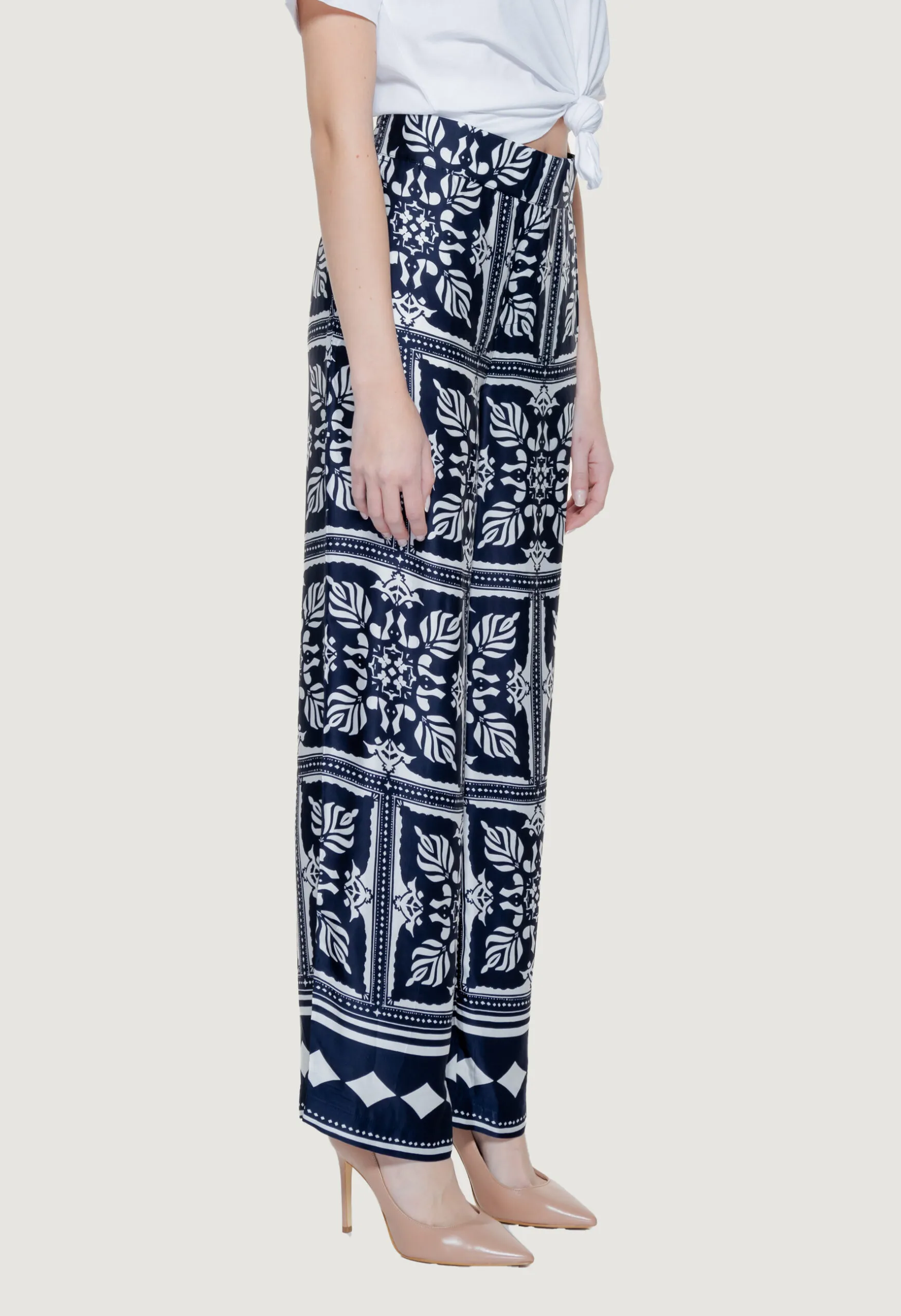 Pantaloni a palazzo Street One  Blu