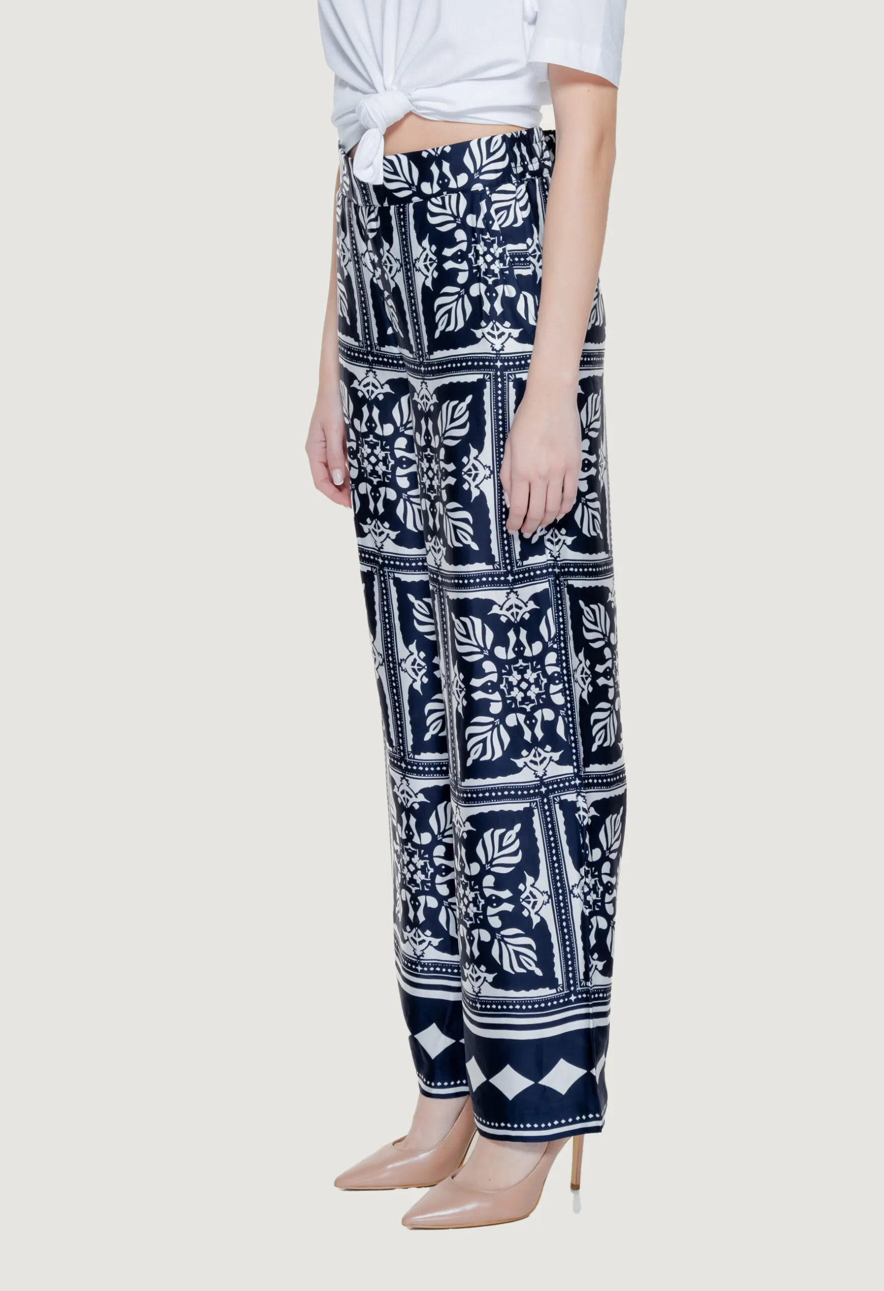 Pantaloni a palazzo Street One  Blu