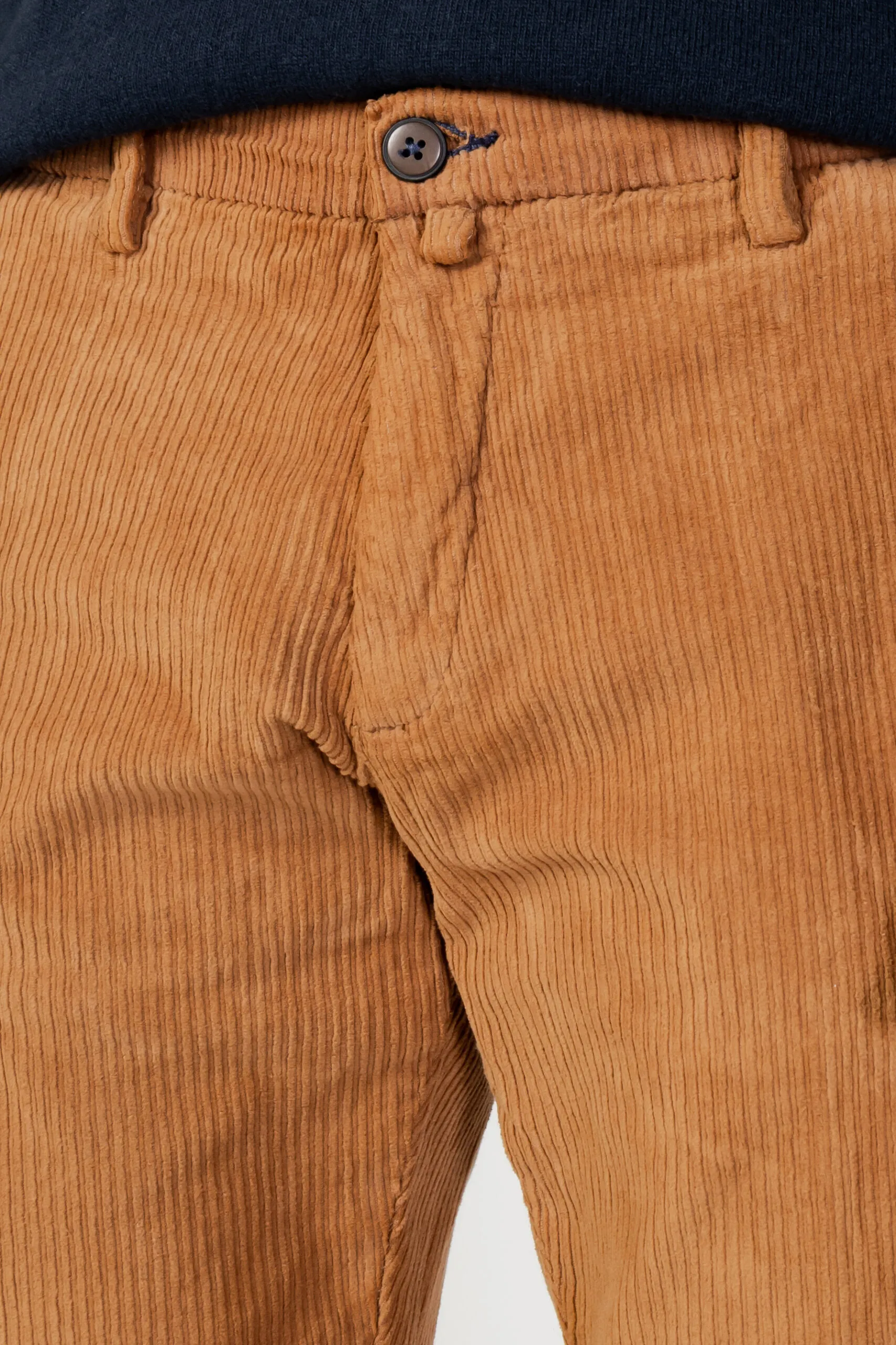 Pantaloni Borghese velluto Arancione