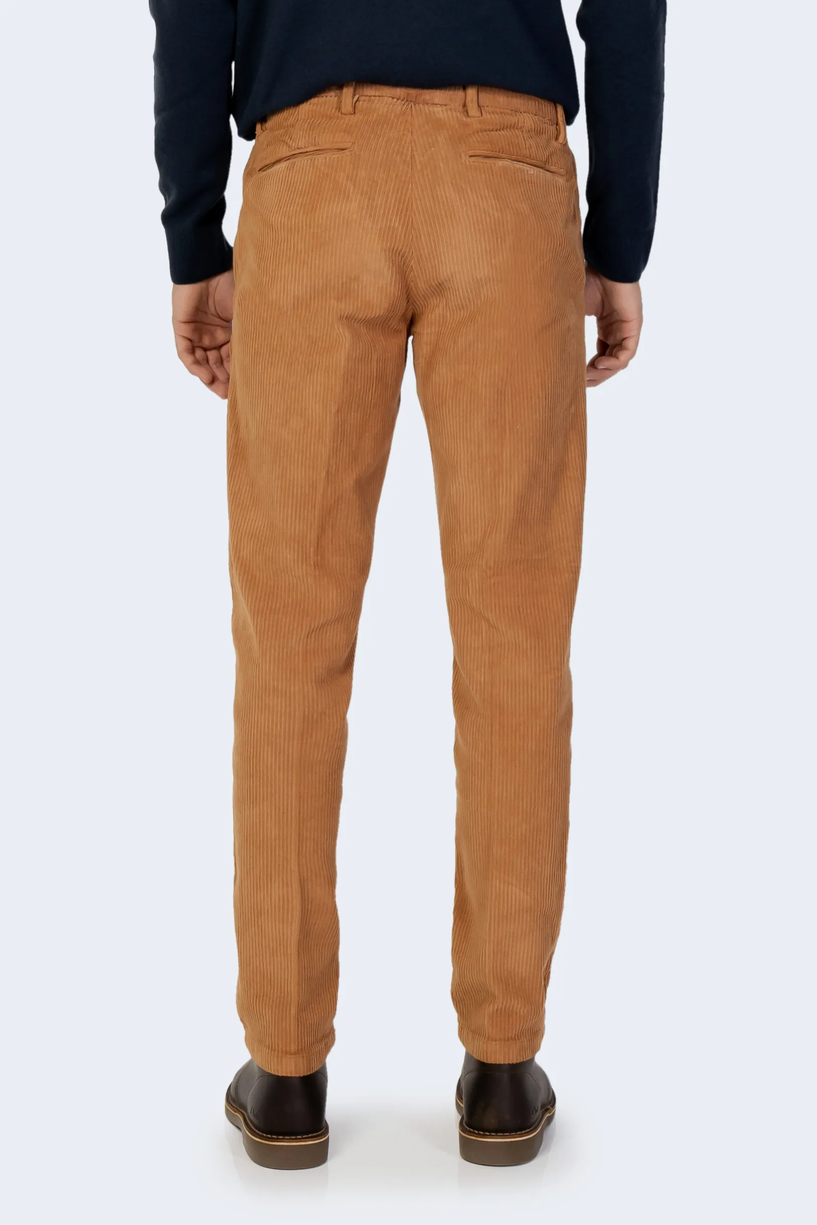Pantaloni Borghese velluto Arancione