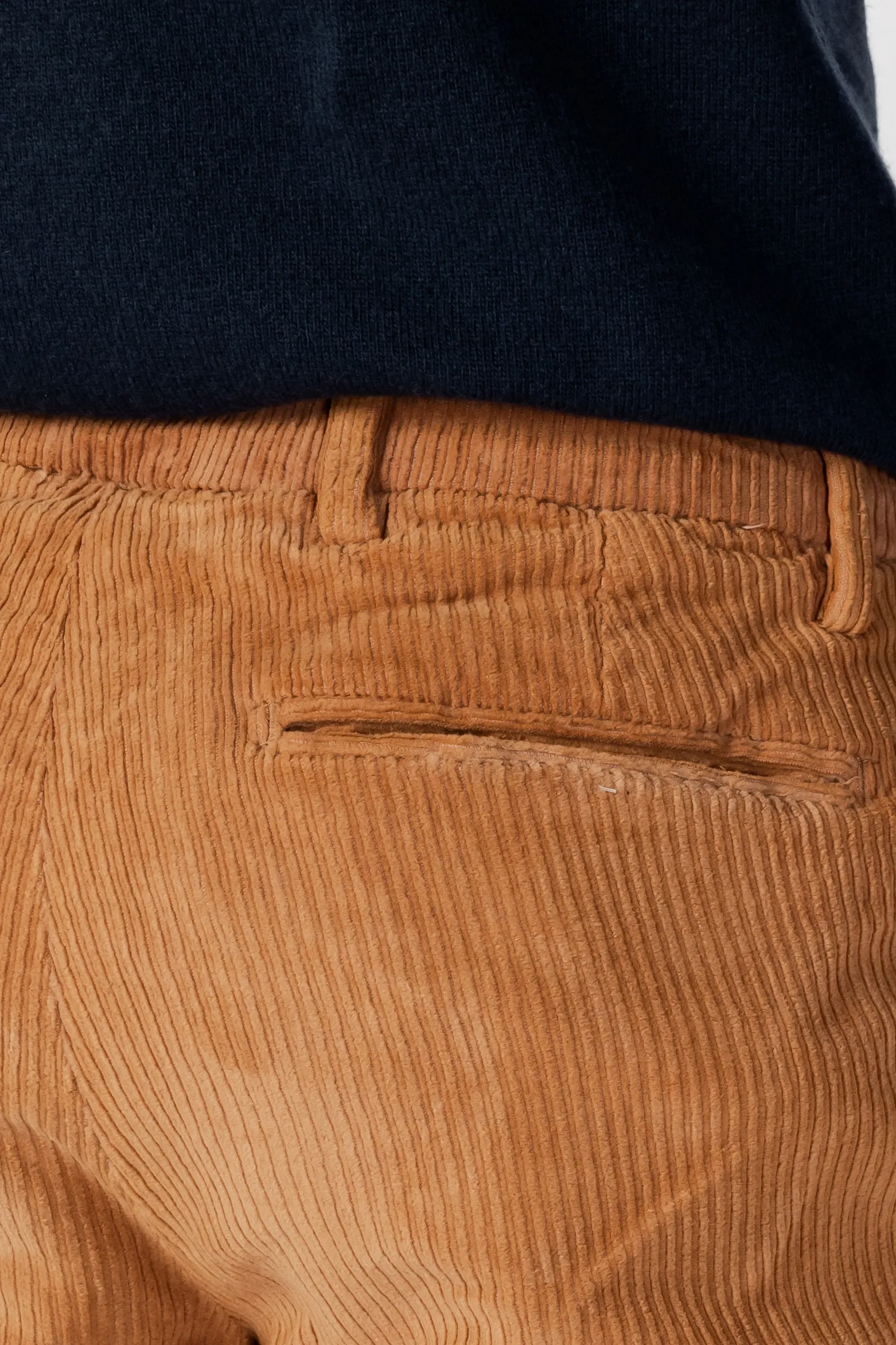 Pantaloni Borghese velluto Arancione
