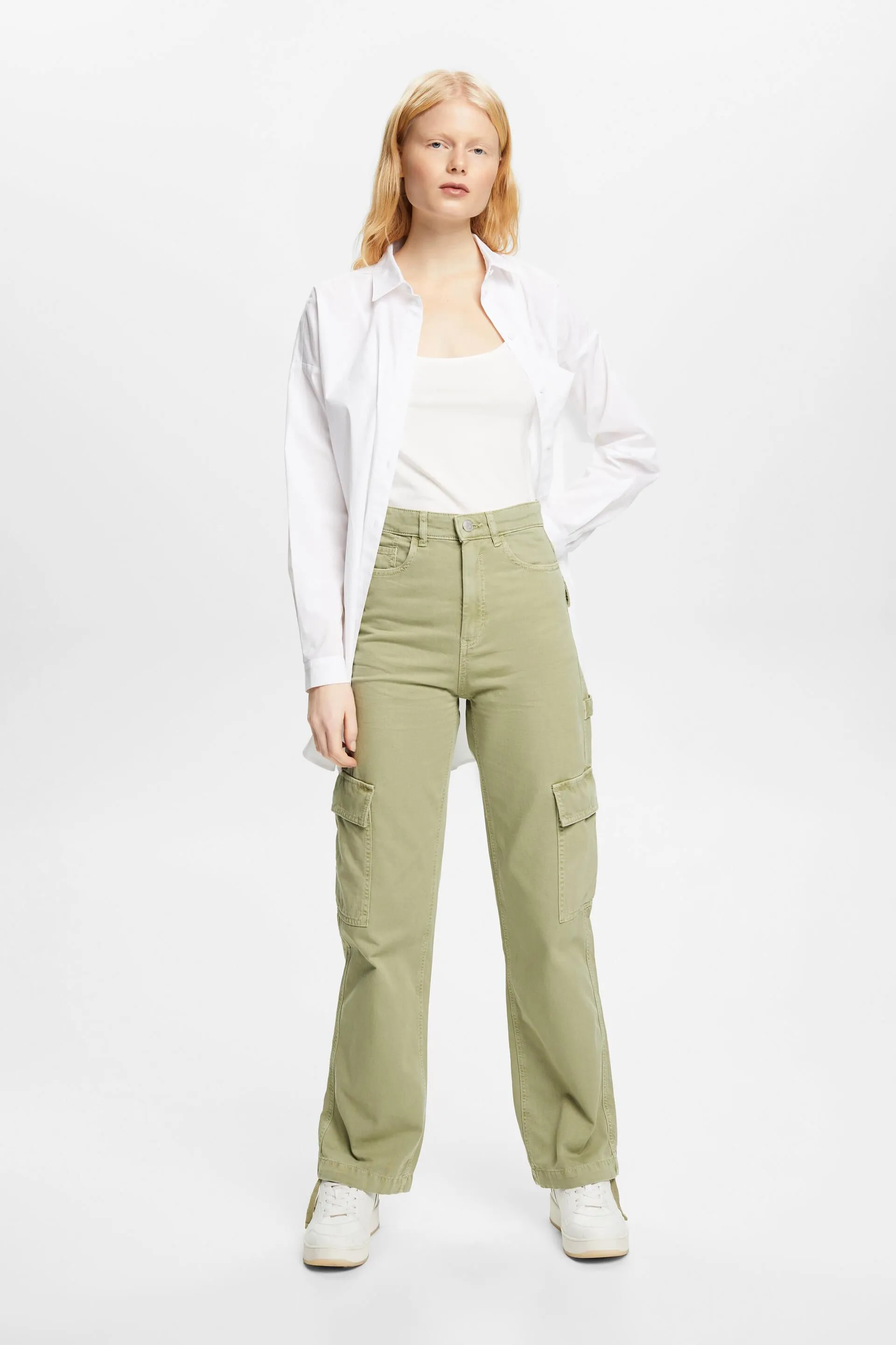 Pantaloni cargo di cotone