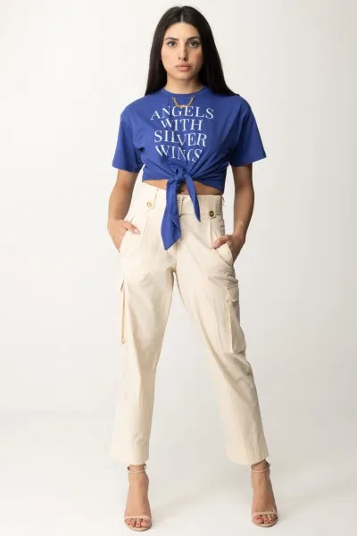 Pantaloni cargo PARCHMENT