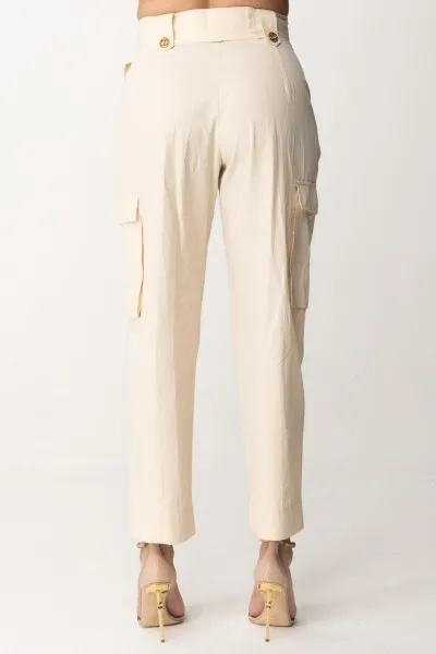 Pantaloni cargo PARCHMENT