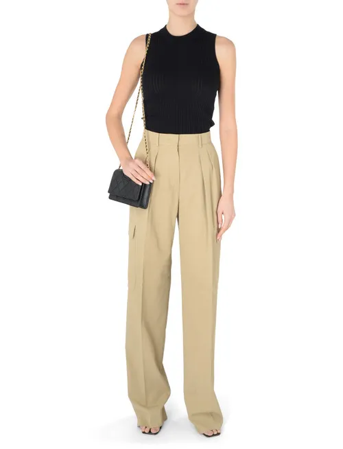 Pantaloni cargo Sportmax beige