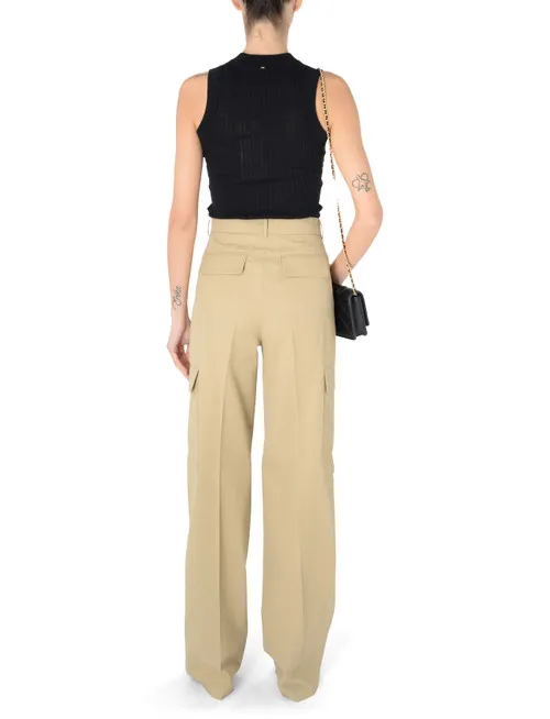 Pantaloni cargo Sportmax beige