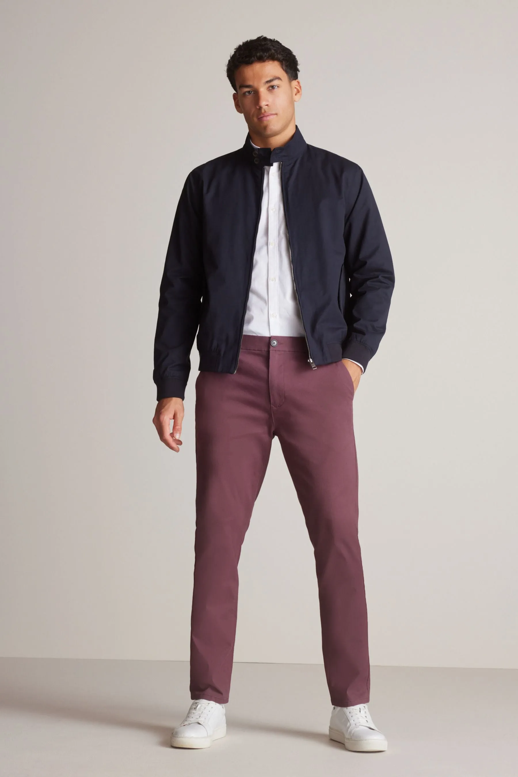 Pantaloni chino elasticizzati