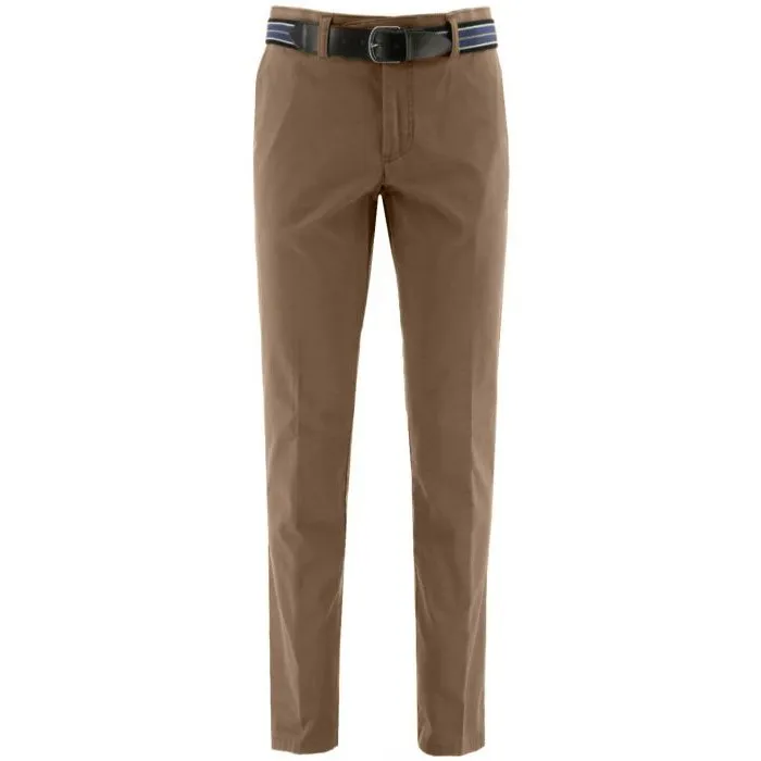 Pantaloni chino Henk ter Horst in cotone stretch kaki