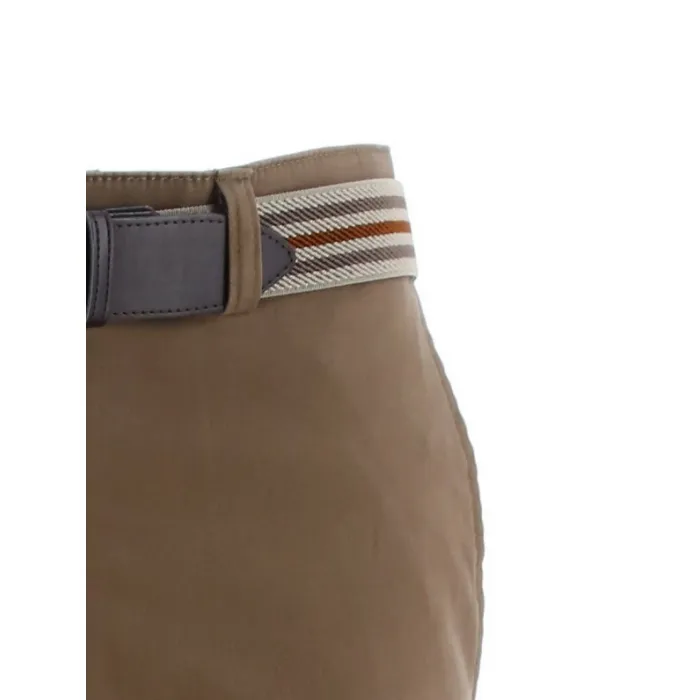 Pantaloni chino Henk ter Horst in cotone stretch kaki