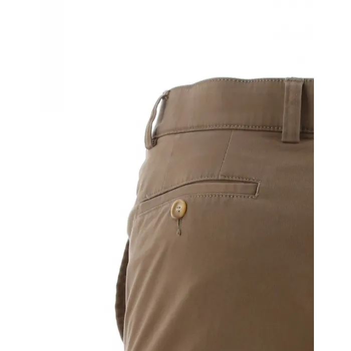 Pantaloni chino Henk ter Horst in cotone stretch kaki