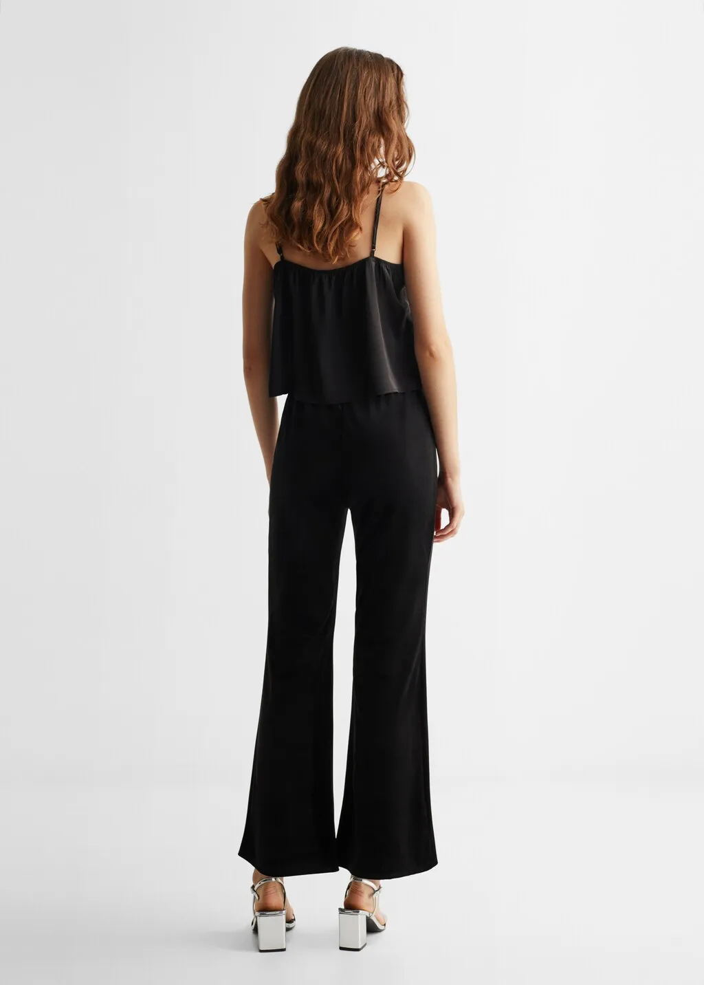 Pantaloni effetto velluto